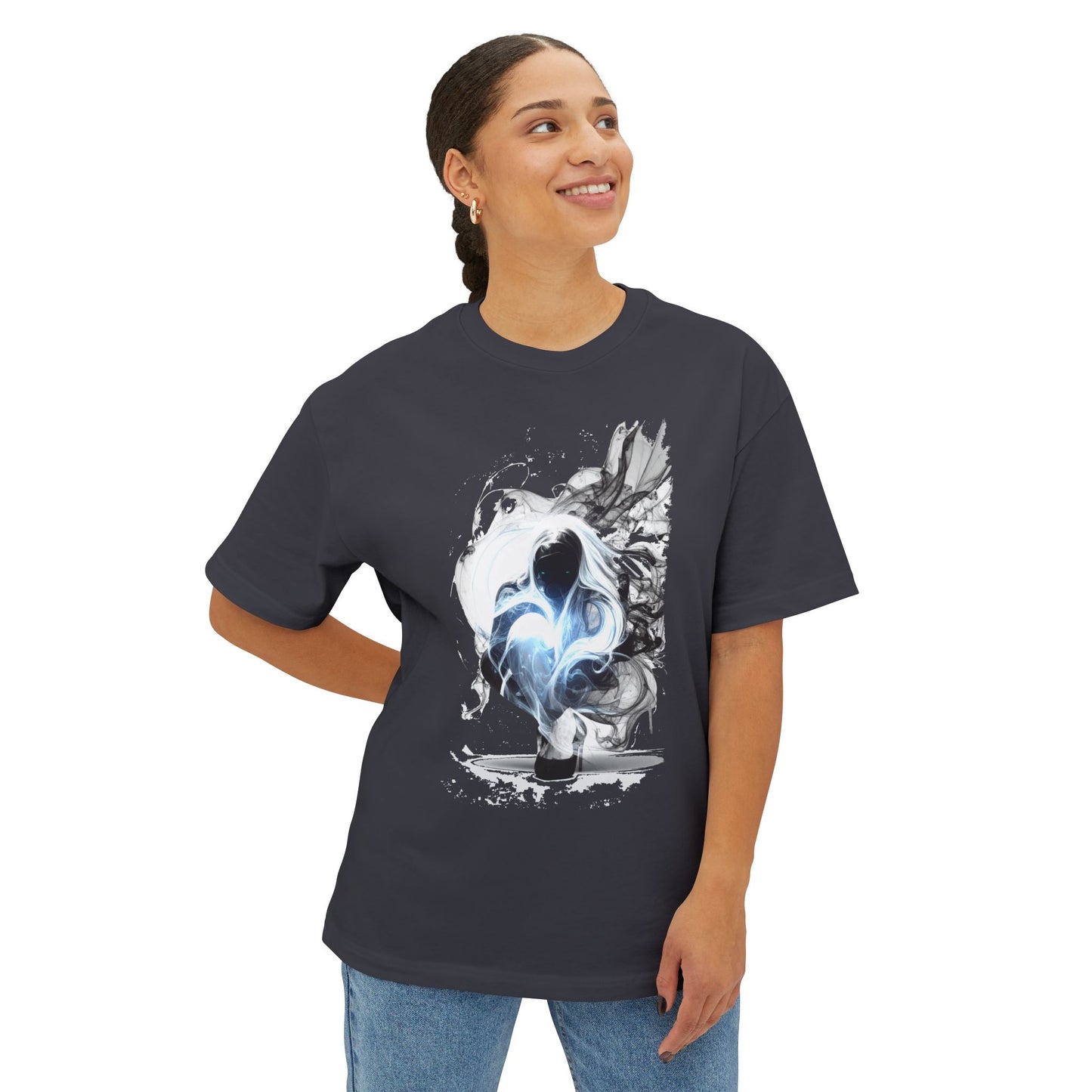 Trendy Oversized Boxy Tee, Casual Unisex T-Shirt, Comfortable Graphic Tee, Everyday Wear, Gift for Friends