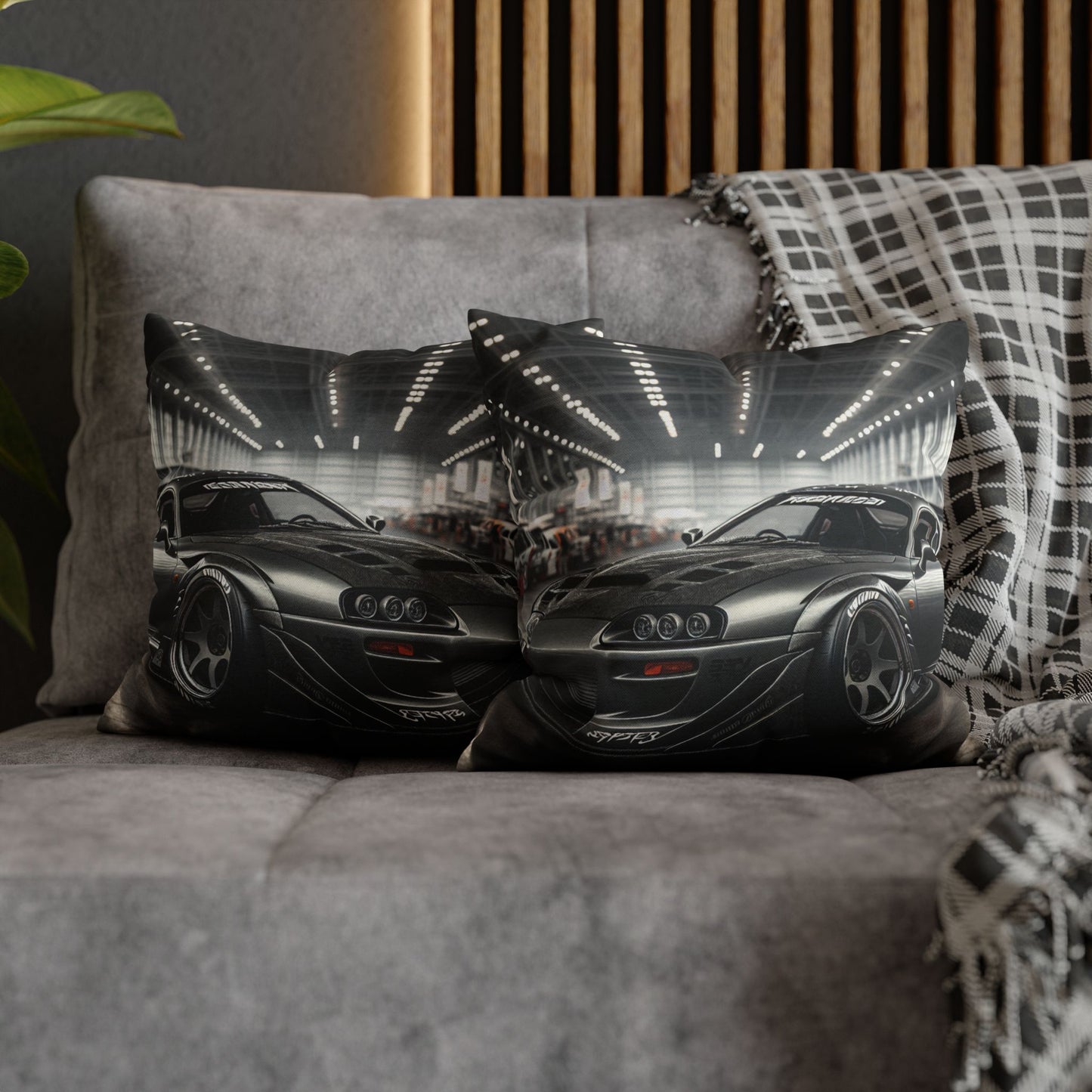 Car Enthusiast Pillowcase, Automotive Decor, Gift for Him, Racer Decoration, Motorsport Home Accessories