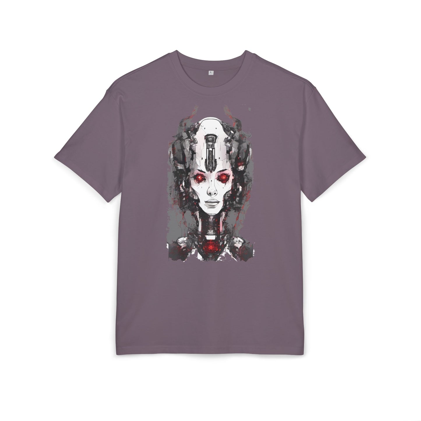Futuristic Graphic Tee, Unique Oversized T-Shirt, Stylish Casual Wear, Perfect Gift for Art Lovers, Bold Design for Teens