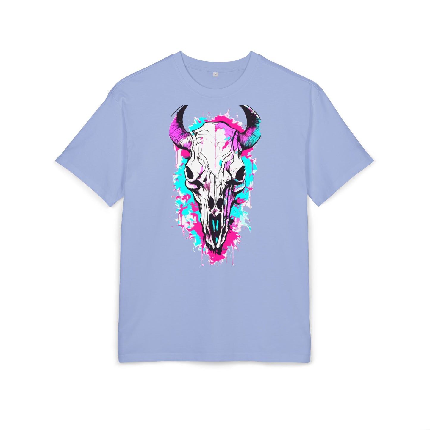 Vibrant Skull Graphic Tee for Art Lovers, Casual Wear, Unique Gift, Festival Apparel, Street Style Fashion