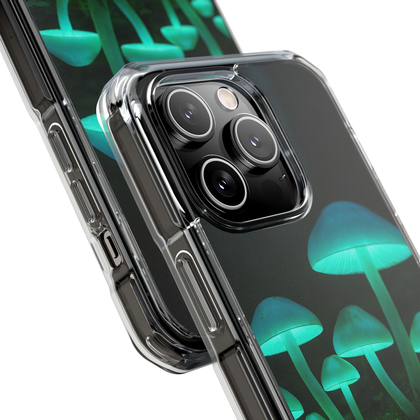 Glowing Mushroom iPhone Case, Unique Cellphone Protector, Gift for Nature Lovers, Eco-Friendly Tech Accessory