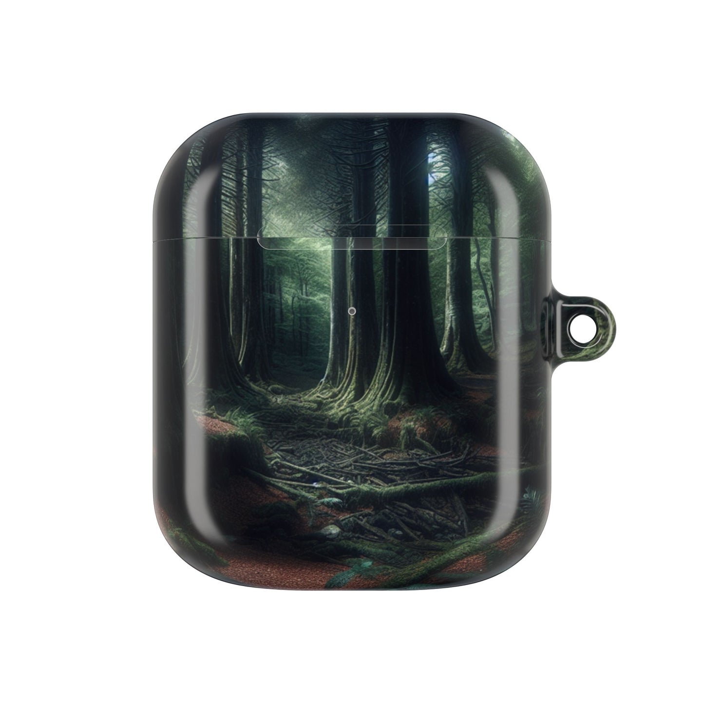 Nature-Inspired AirPod Cases, Forest Style Protective Cover, Eco-Friendly Gift for Nature Lovers, Tech Accessory for Travel