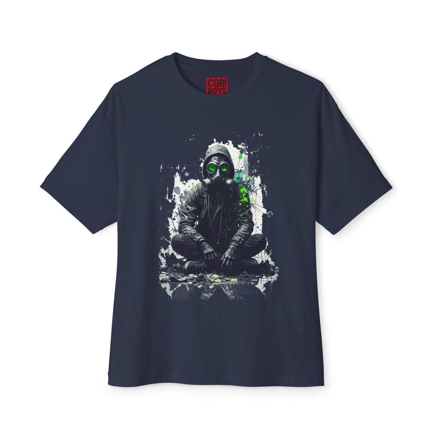Gritty Street Art Boxy Tee, Unisex Tee, Graphic Tee, Oversized T-Shirt, Urban Fashion, Unique Gift, Casual Wear