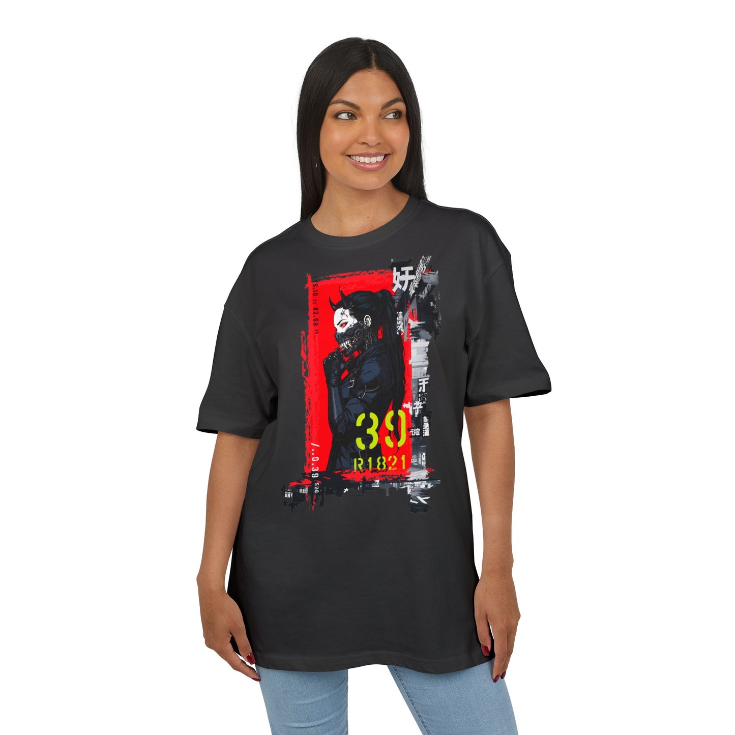 Artistic Oversize Tee featuring Bold Graphic Design, Unisex Heavyweight T-Shirt