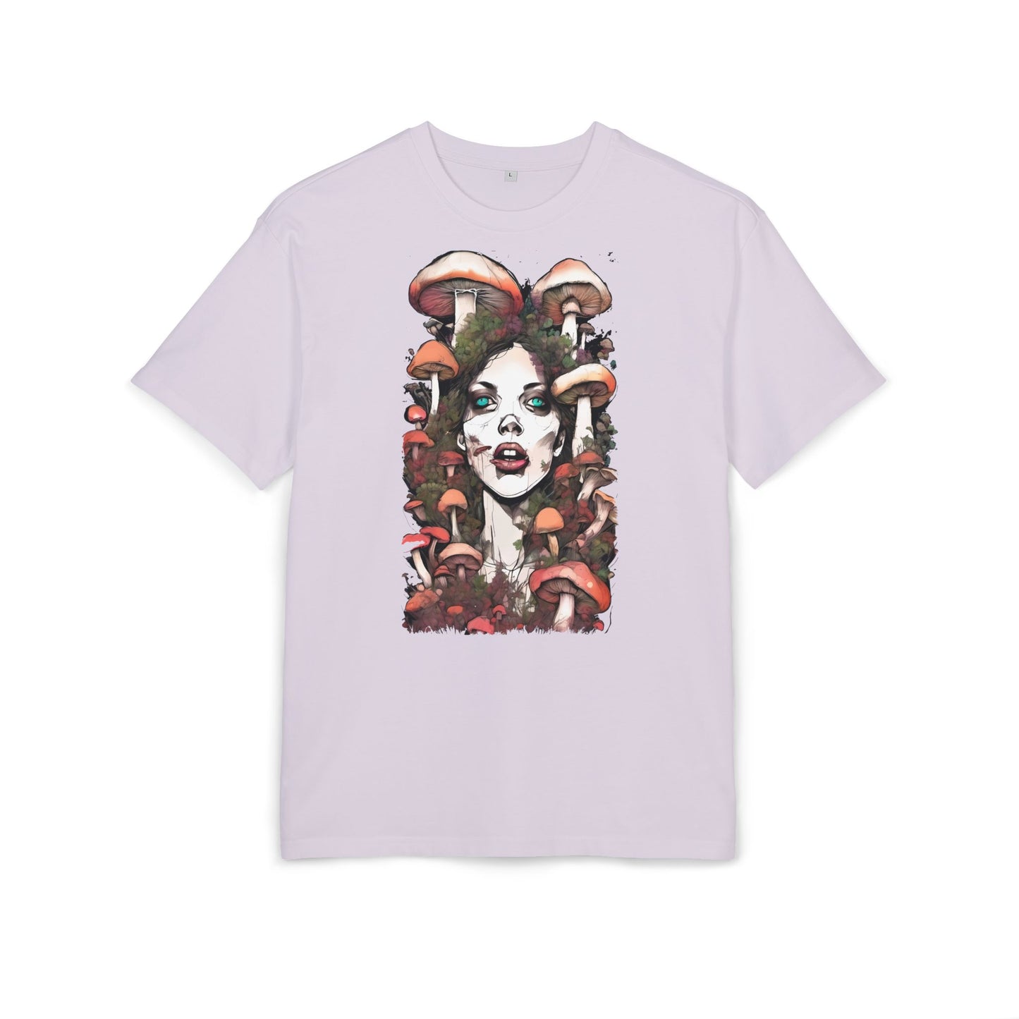 Bohemian Mushroom Print Tee - Vintage Aesthetic T-Shirt, Art Lover Gift, Unisex Graphic Tee, Eco-Friendly Fashion, Everyday Style