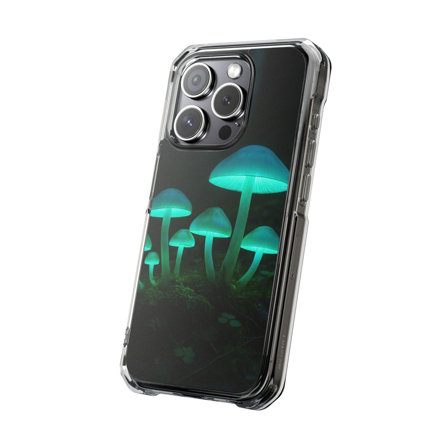 Glowing Mushroom iPhone Case, Unique Cellphone Protector, Gift for Nature Lovers, Eco-Friendly Tech Accessory