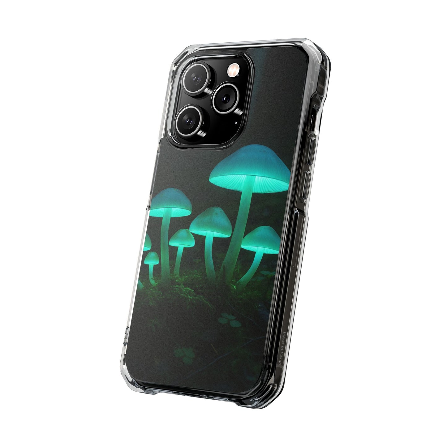 Glowing Mushroom iPhone Case, Unique Cellphone Protector, Gift for Nature Lovers, Eco-Friendly Tech Accessory