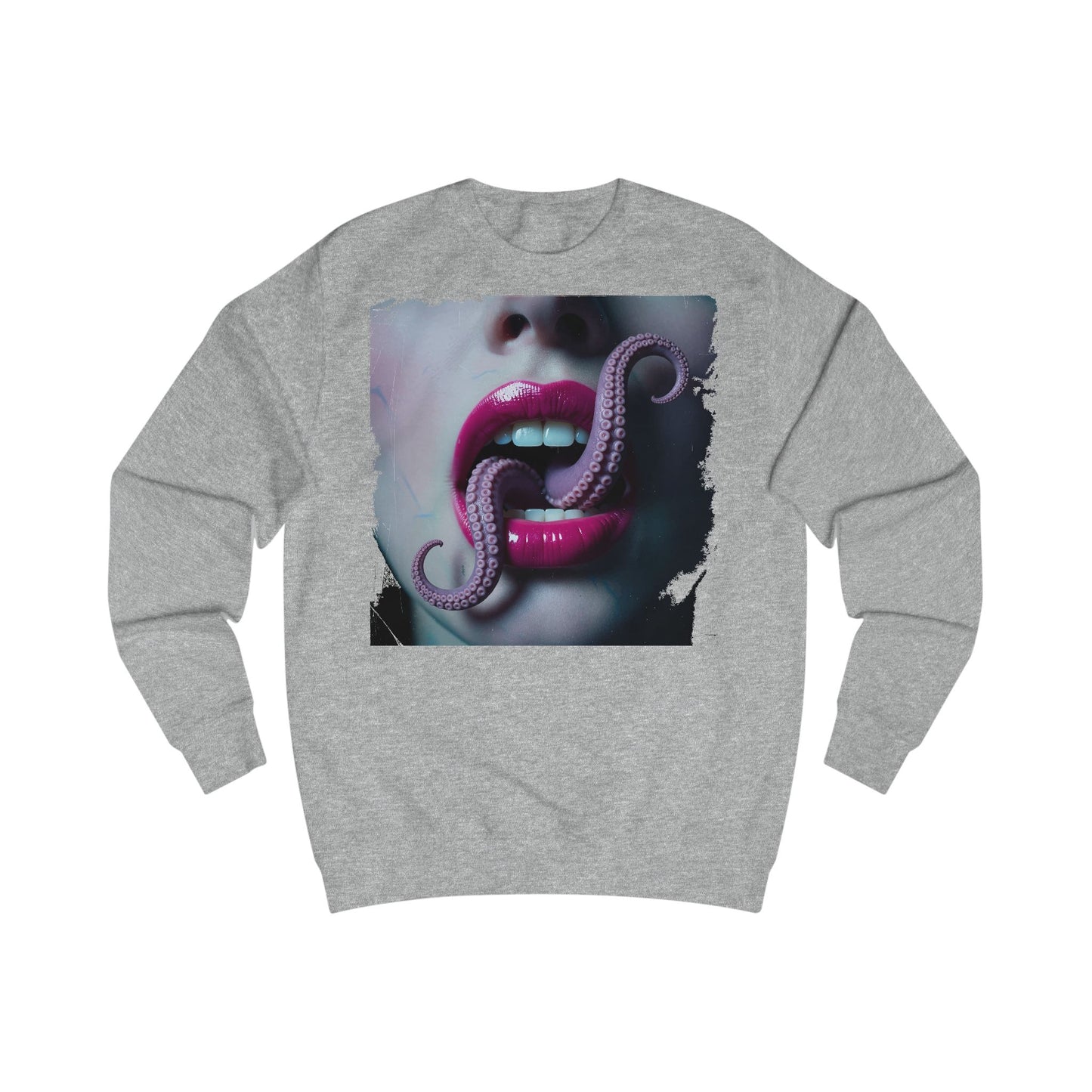 Octopus Kiss Sweatshirt, Unique Graphic Sweatshirt, Unisex Apparel, Perfect for Halloween, Trendy Gift, Casual Style