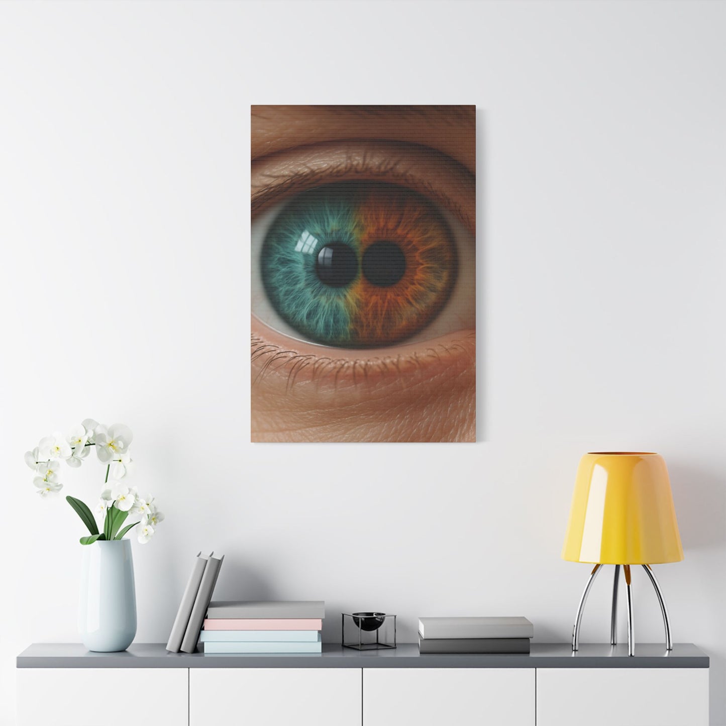 Eye Art Canvas Print, Unique Wall Decor, Home Design, Gift for Art Lovers, Modern Aesthetic, Creative Interior