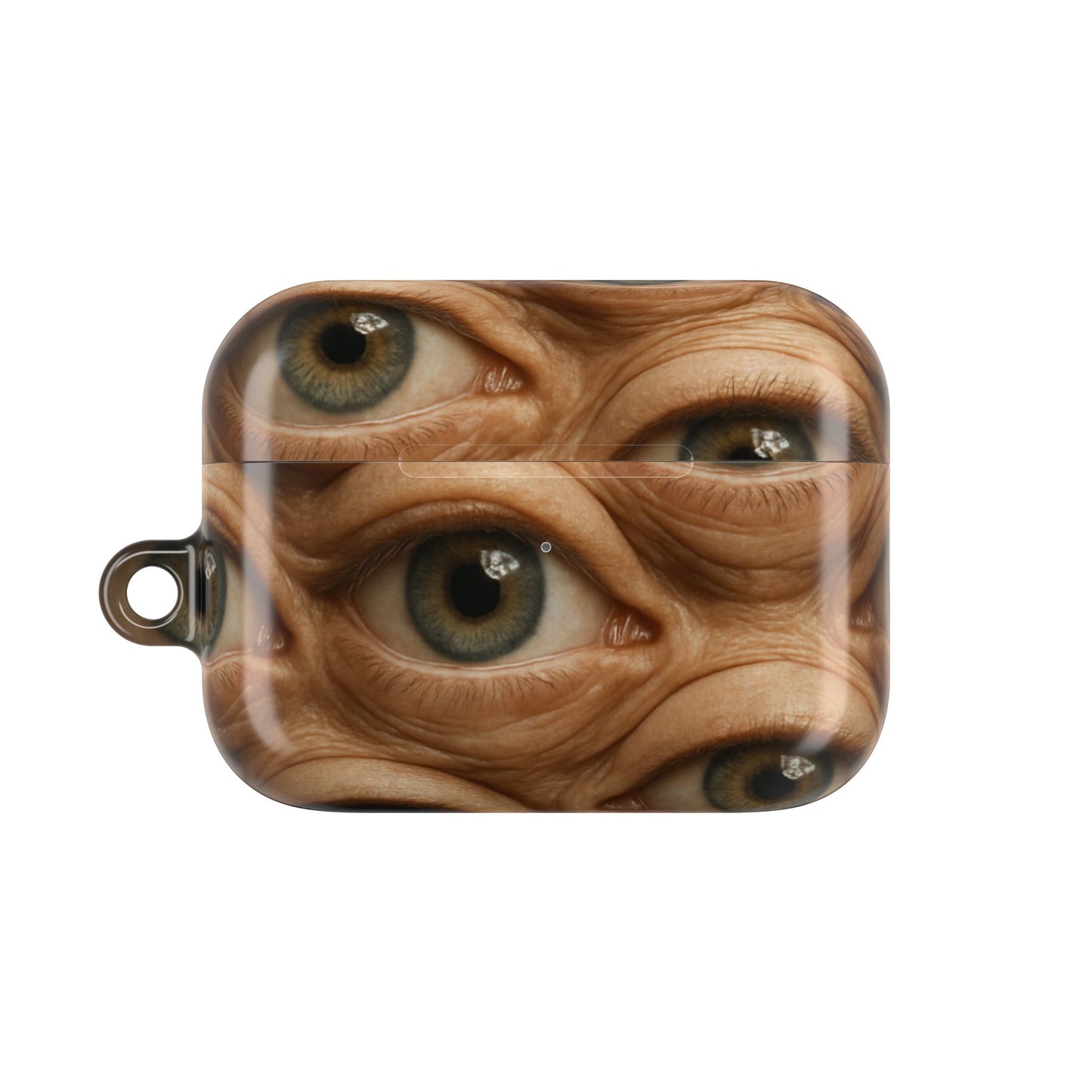 Unique Eye Pattern AirPod Case, Quirky AirPod Cover, Gift for Tech Lovers, Trendy Accessories, Fun Gadget Protection