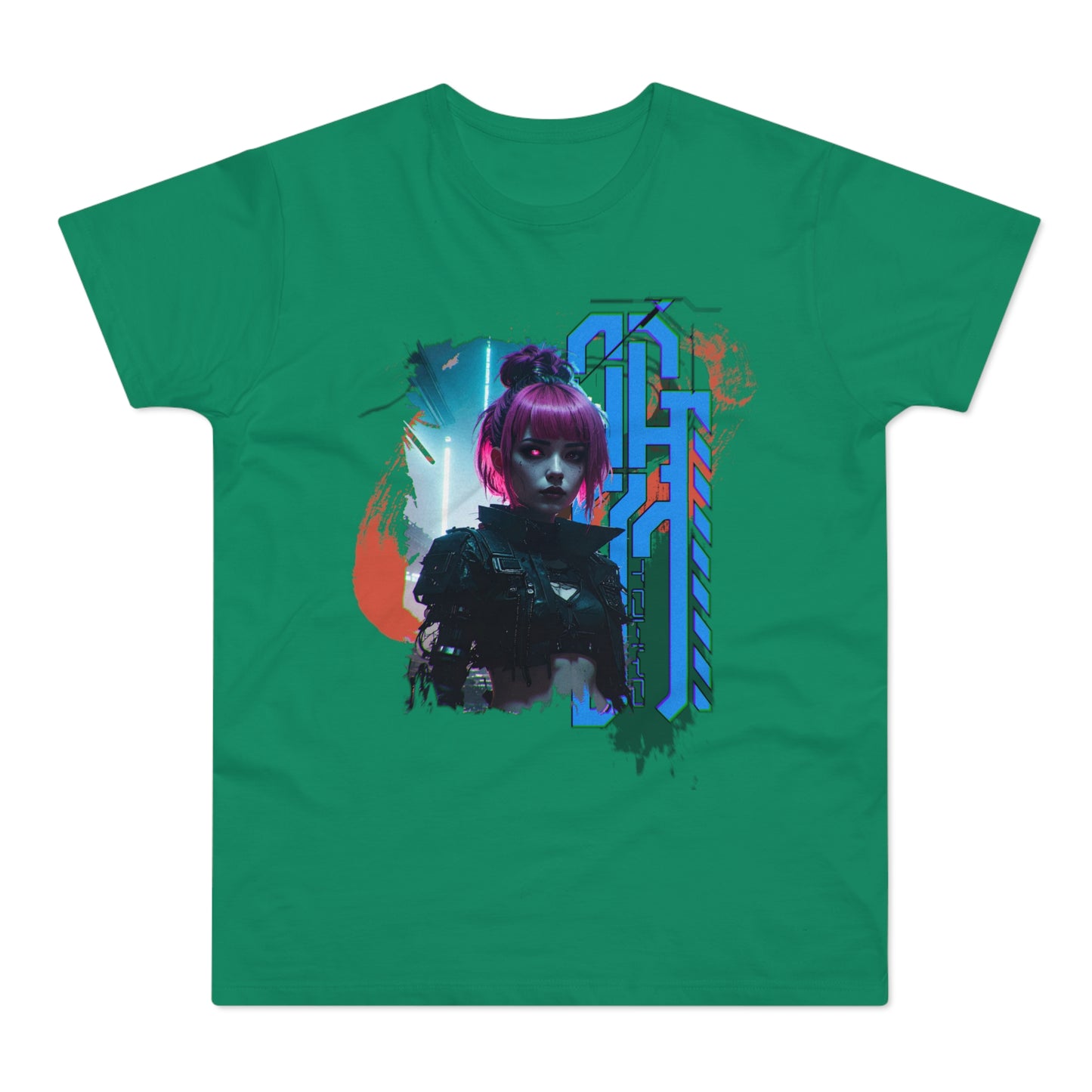 Cyberpunk Art Unisex T-Shirt, Streetwear Tee, Graphic Shirt, Gift for Him, Festival Apparel, Tech-Inspired Fashion