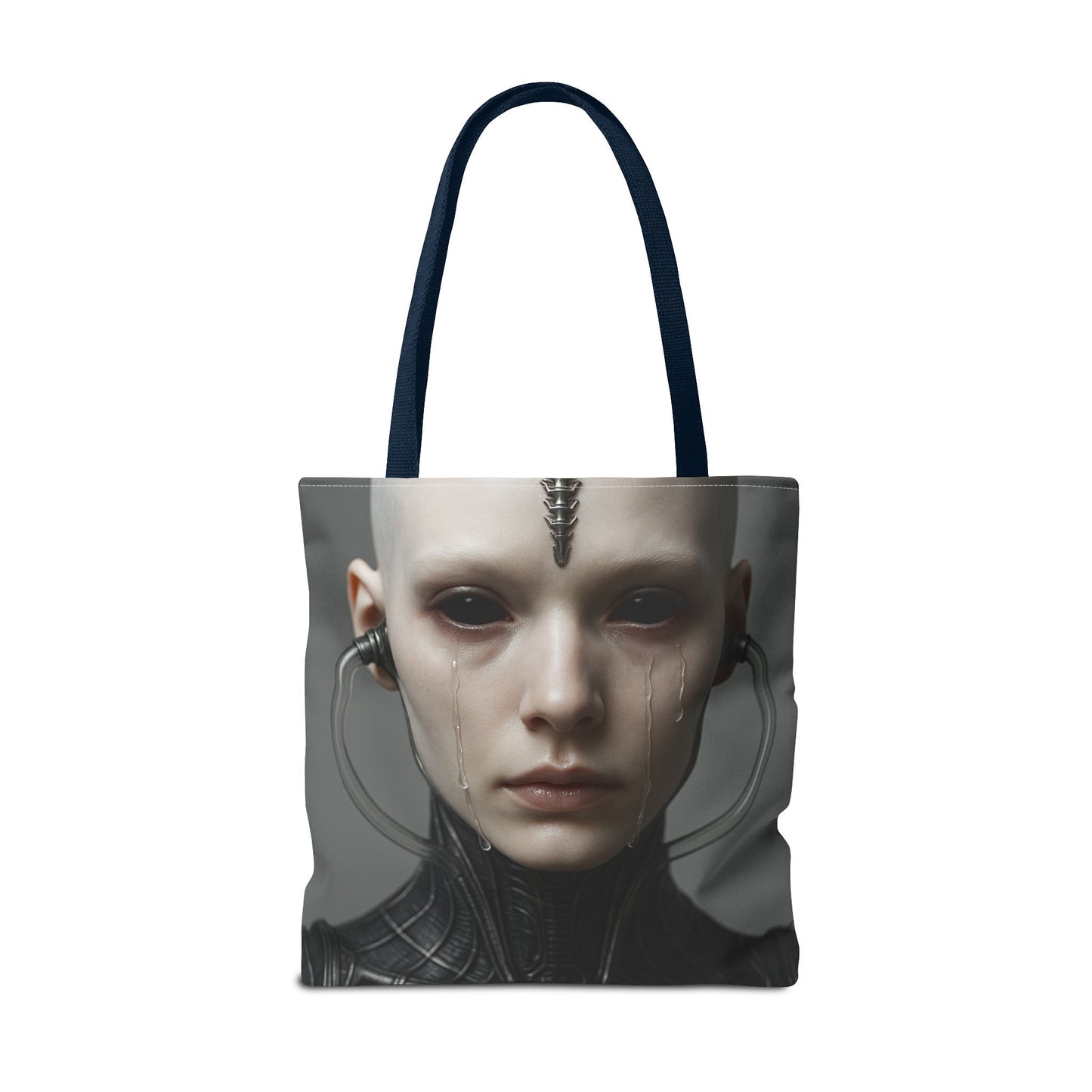 Futuristic AOP Tote Bag | Sci-Fi Style for Everyday Use, Gift for Geek Culture, Urban Accessories, Fashionable Shopping Bag