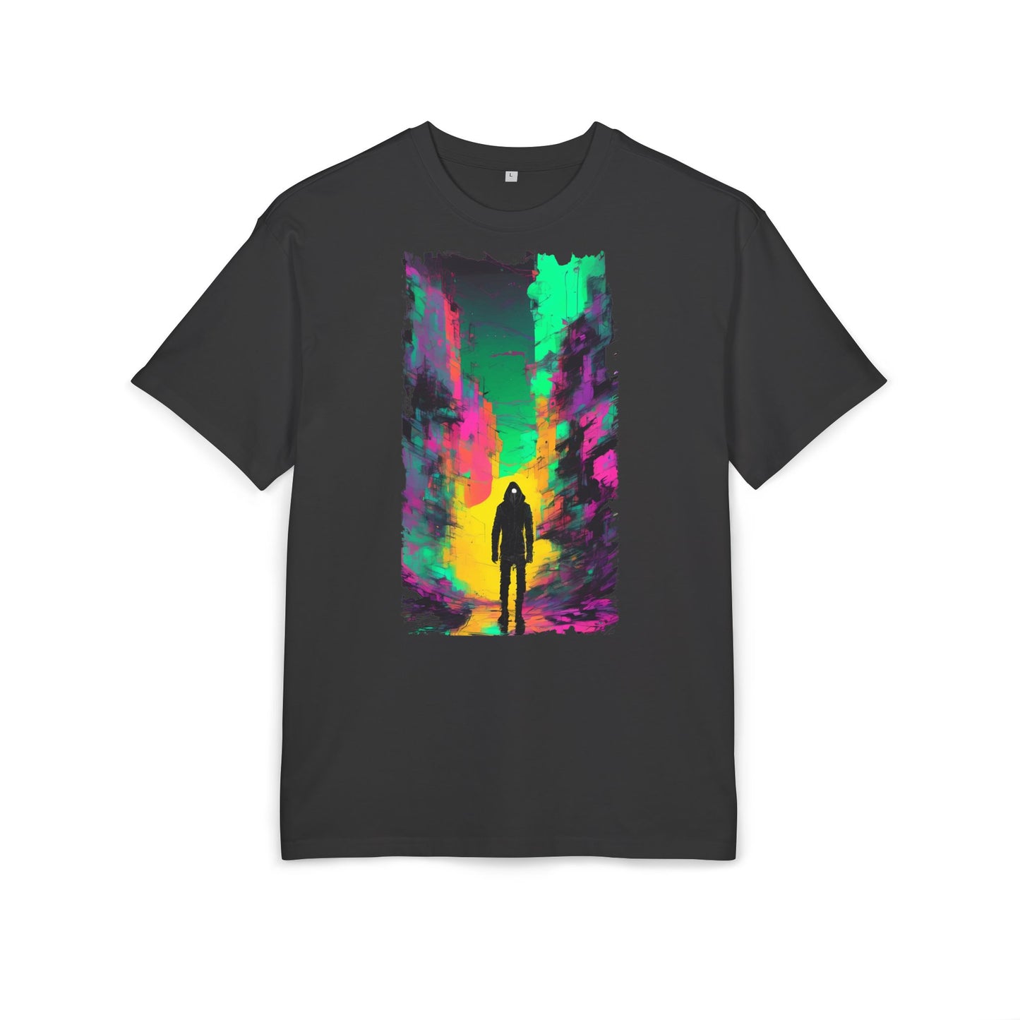 Vibrant Nature-Inspired Oversize Tee, Boho Graphic Tee, Unisex T-Shirt for Adventurers, Colorful Casual Wear, Nature Lover Gift