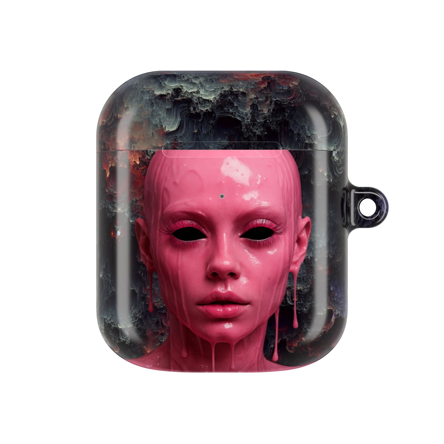 Dark AirPod Case - Horror-Inspired Accessory, Perfect for Goths, Tech Lovers, and Gift Givers, Space Decor, Unique Design
