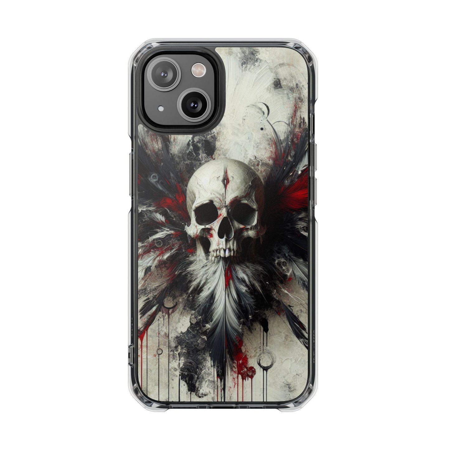 Gothic Skull Phone Case, Unique iPhone Cover, Edgy Smartphone Protector, Halloween Gift, Alternative Accessories
