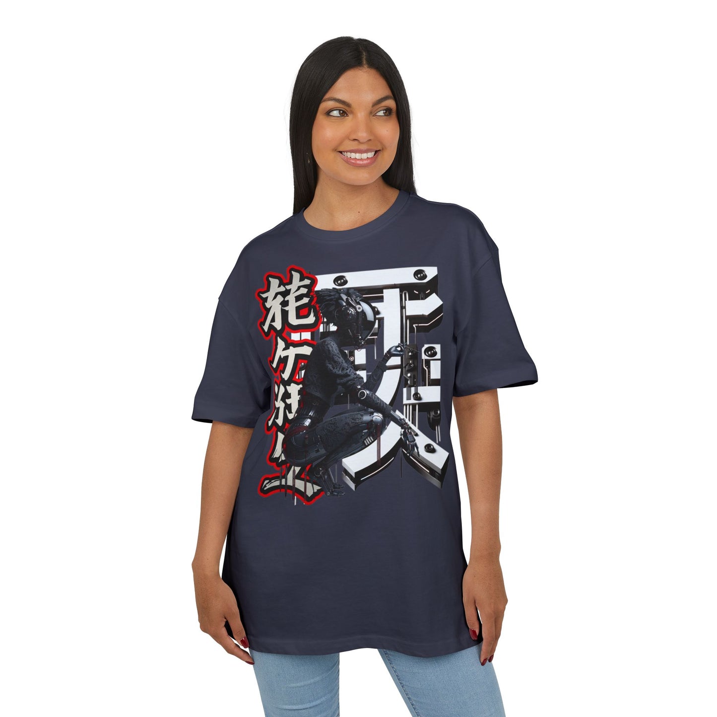 Cyberpunk Graphic Unisex Heavy Oversize Tee