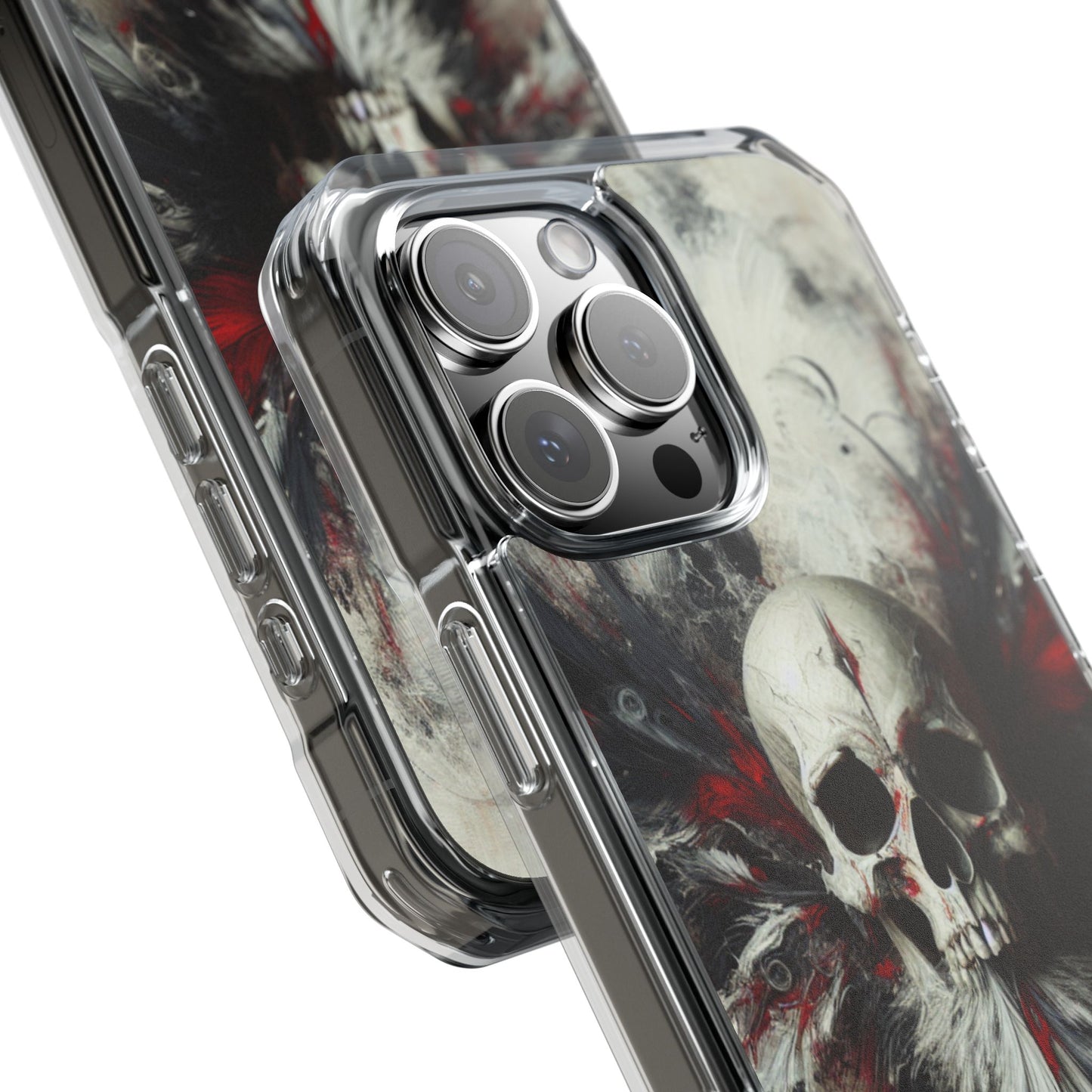 Gothic Skull Phone Case, Unique iPhone Cover, Edgy Smartphone Protector, Halloween Gift, Alternative Accessories
