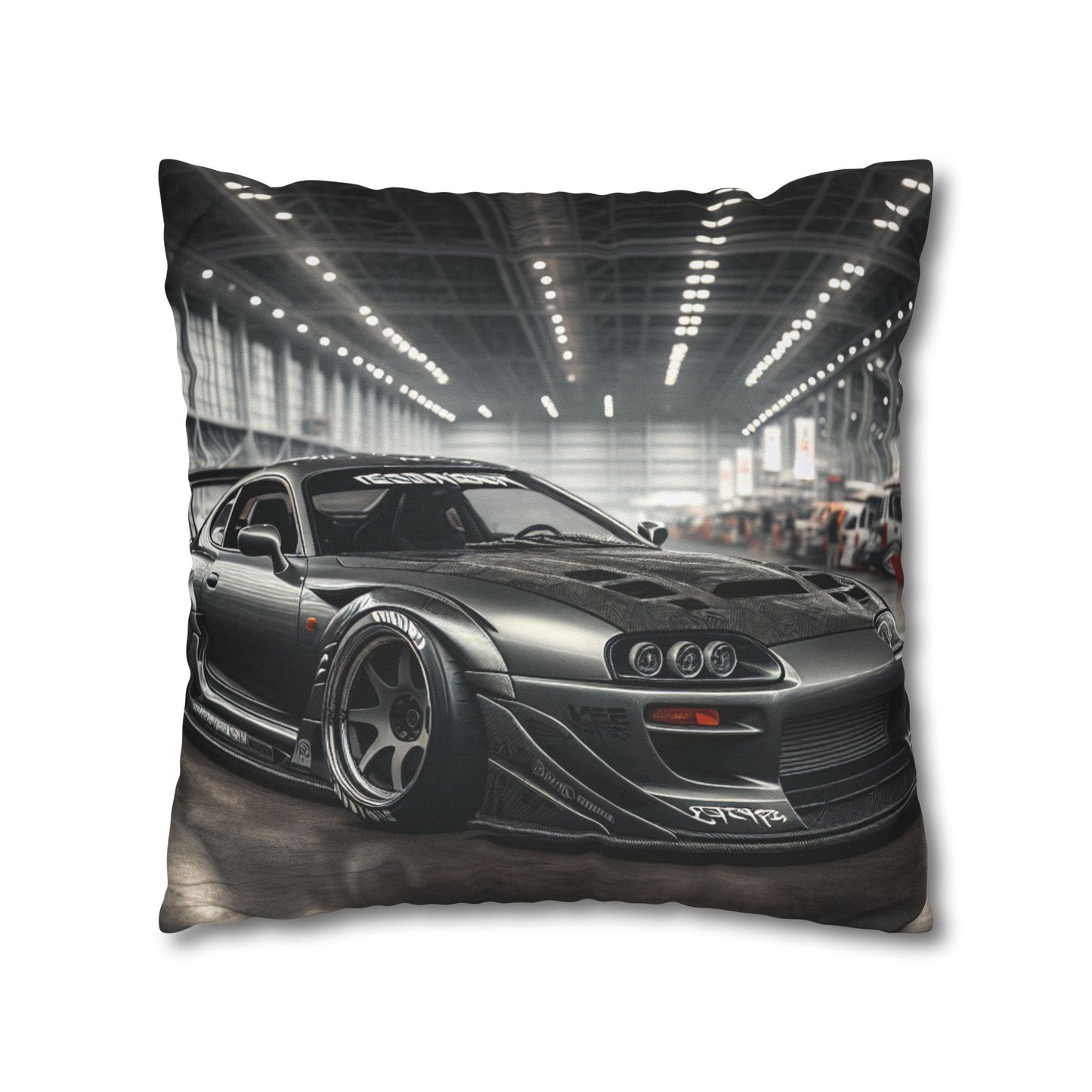 Car Enthusiast Pillowcase, Automotive Decor, Gift for Him, Racer Decoration, Motorsport Home Accessories