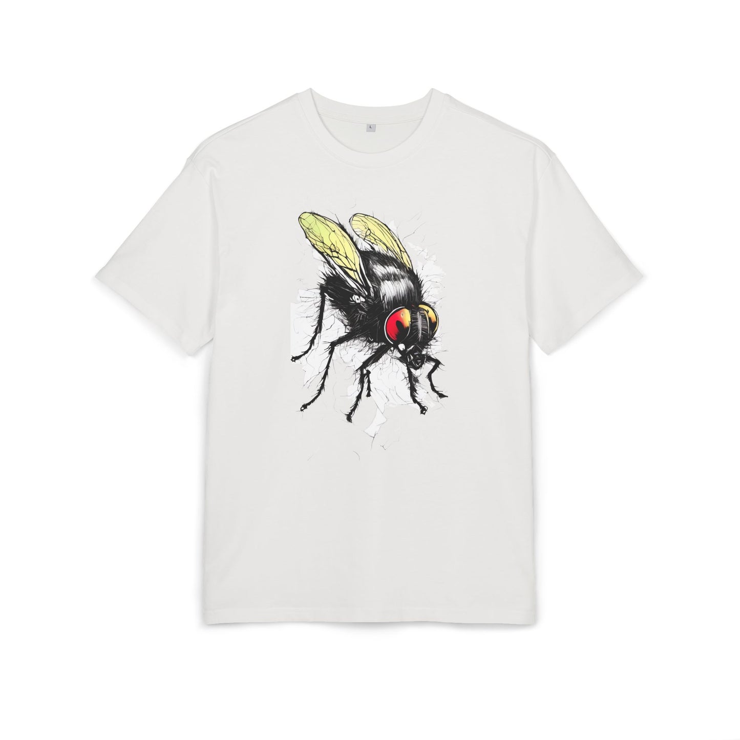 Bee-Inspired Unisex Heavy Oversize Tee, Casual Wear, Graphic T-Shirt, Gift for Nature Lovers, Summer Style, Eco-Friendly Fashion