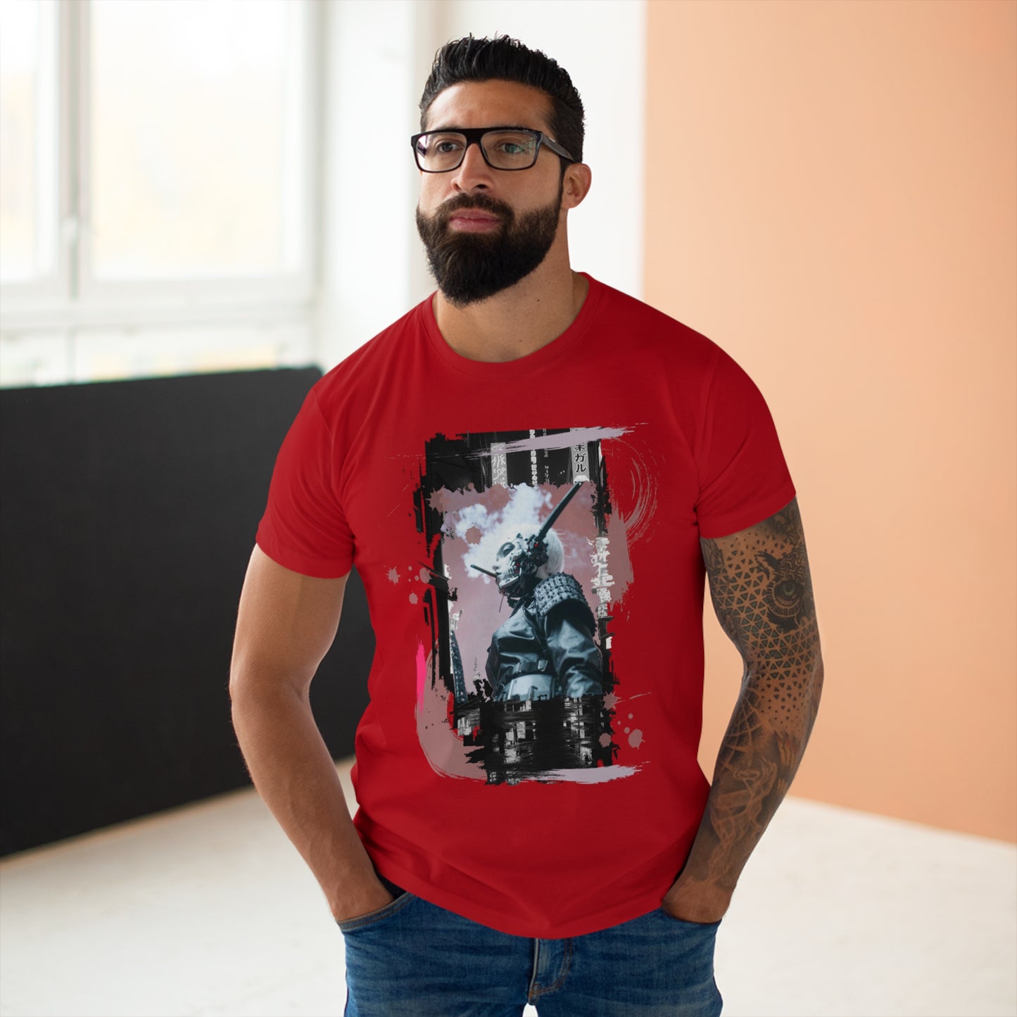 Cool Robot Graphic Tee, Unisex Streetwear Shirt, Unique Gift for Gamers, Casual Style, Art T-Shirt