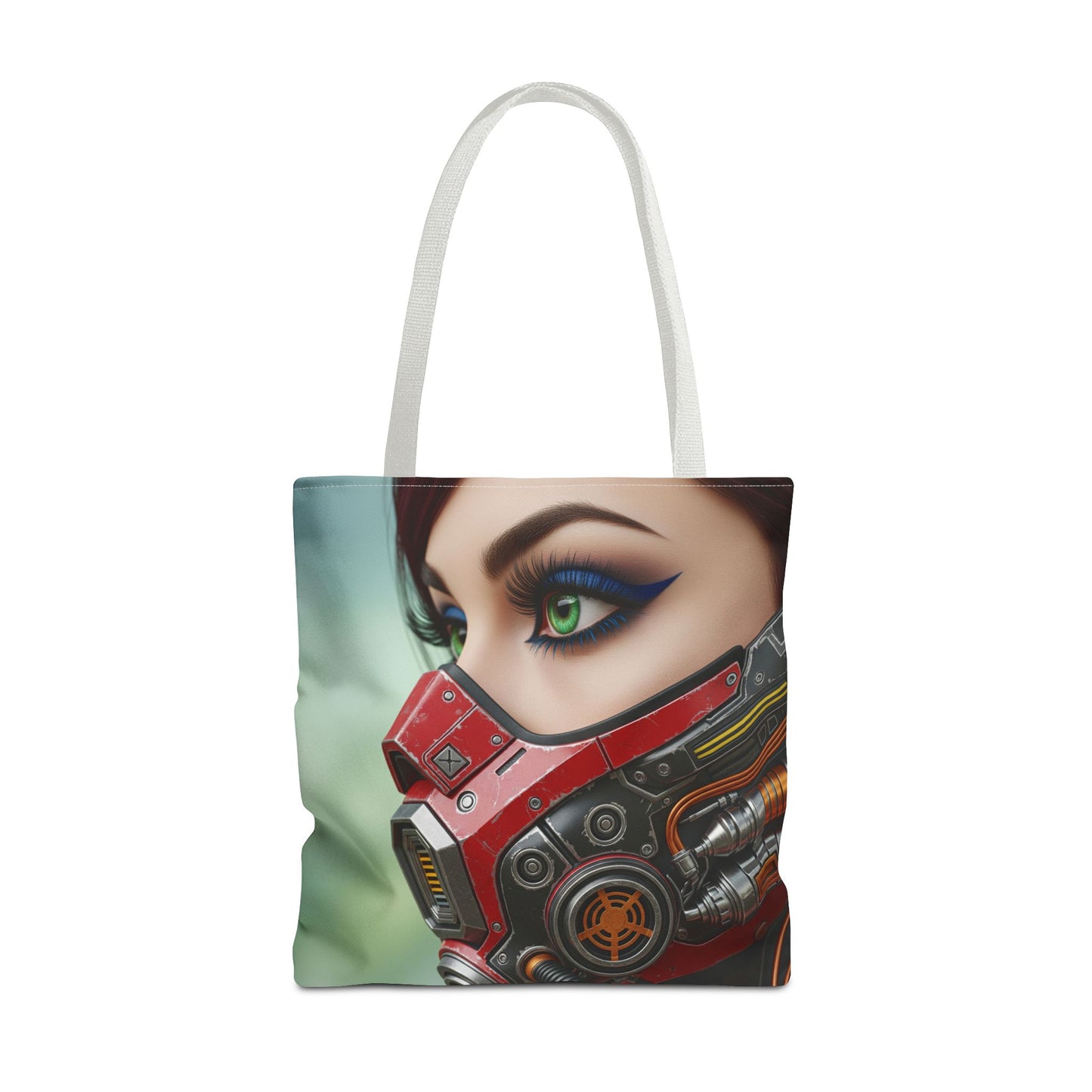 Futuristic Character Tote Bag, Stylish Eco-Friendly Bag, Unique Gift for Fans, Everyday Use for Shopping or Work, Gift for Her