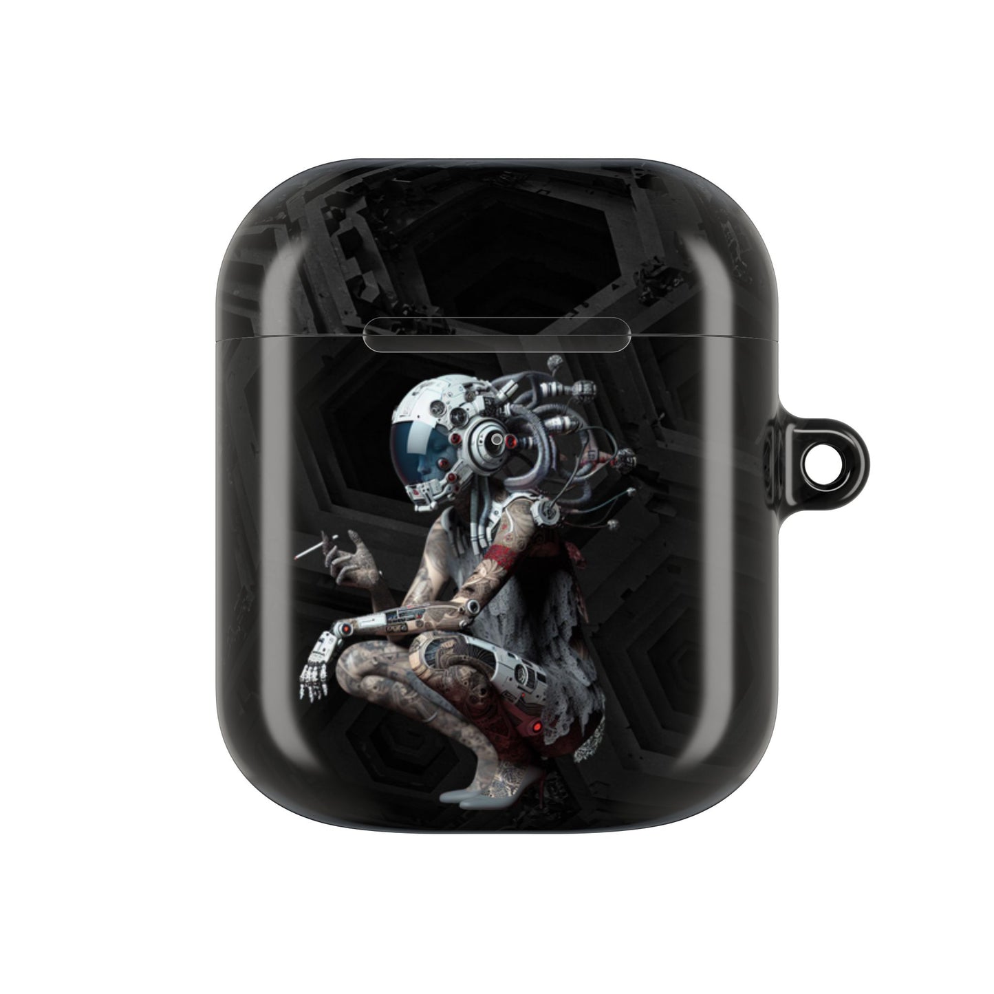 Futuristic AirPod Cases - Stylish Protection for Music Lovers, Gift for Tech Enthusiasts, Trendy Headphone Cover, Unique Tech Gift