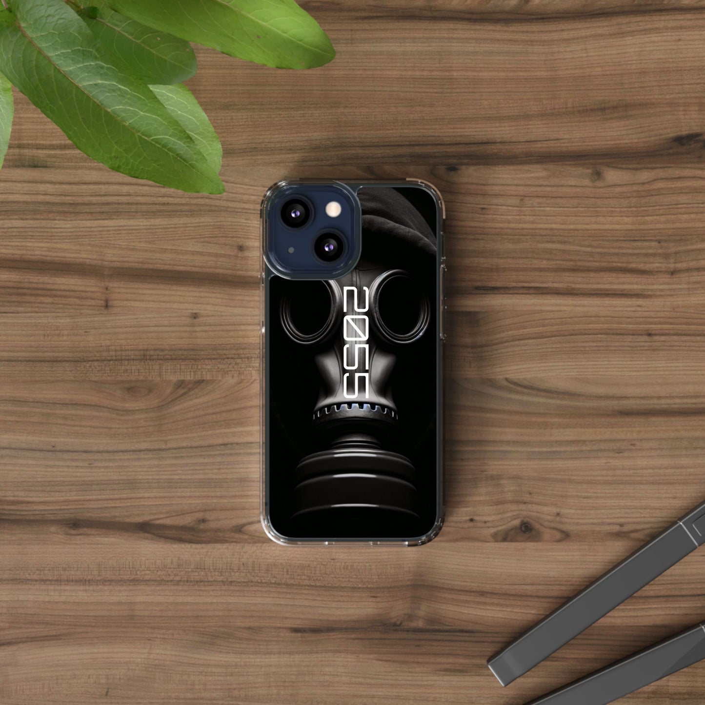 Phone Case Dystopian Gas Mask Design
