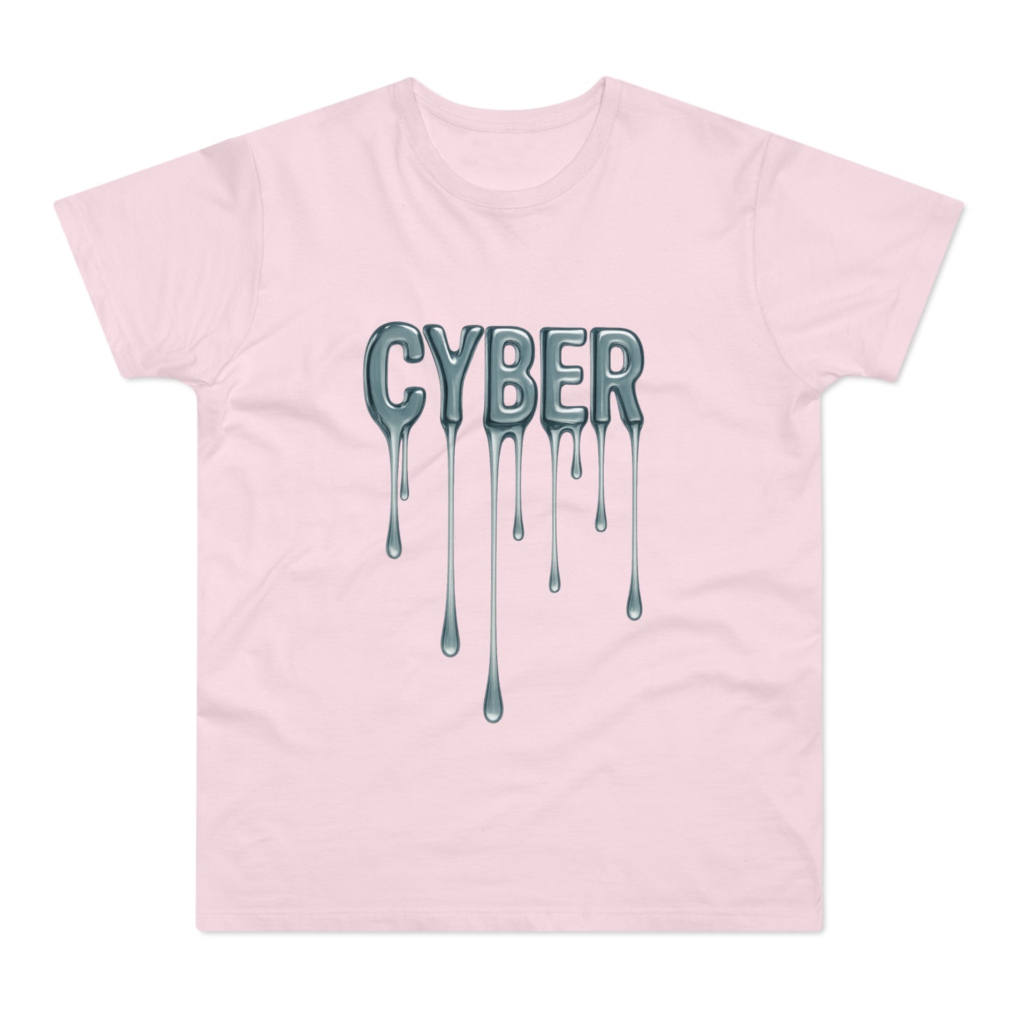 Cool Drippy Cyber T-Shirt, Unisex Graphic Tee, Casual Wear, Tech Enthusiast Gift, Trendy Streetwear for All Occasions