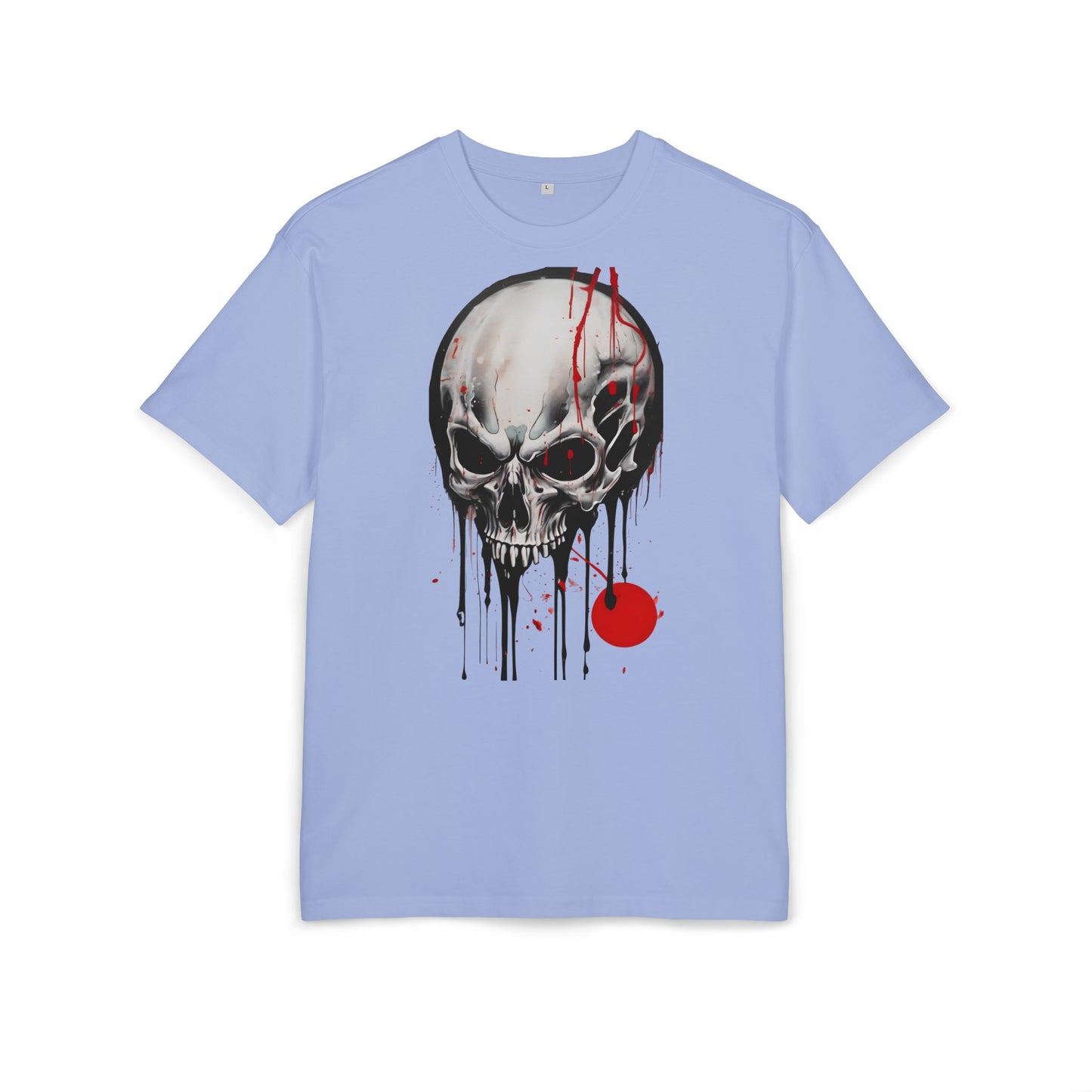 Gothic Skull Oversized Tee - Trendy Streetwear for Music Lovers, Grunge Style, Halloween Costume, Alternative Fashion, Graphic Tee