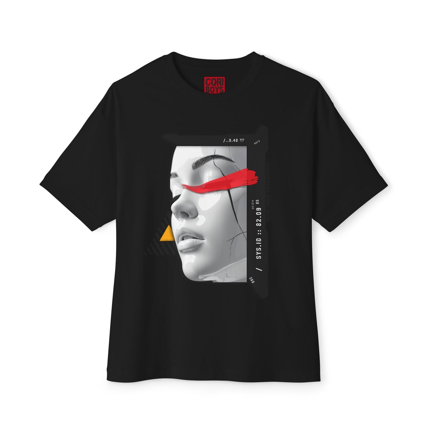 Chic Graphic Oversized Tee - Casual Wear, Streetwear, Art Tee, Gift for Her, Fashionable Comfort Wear