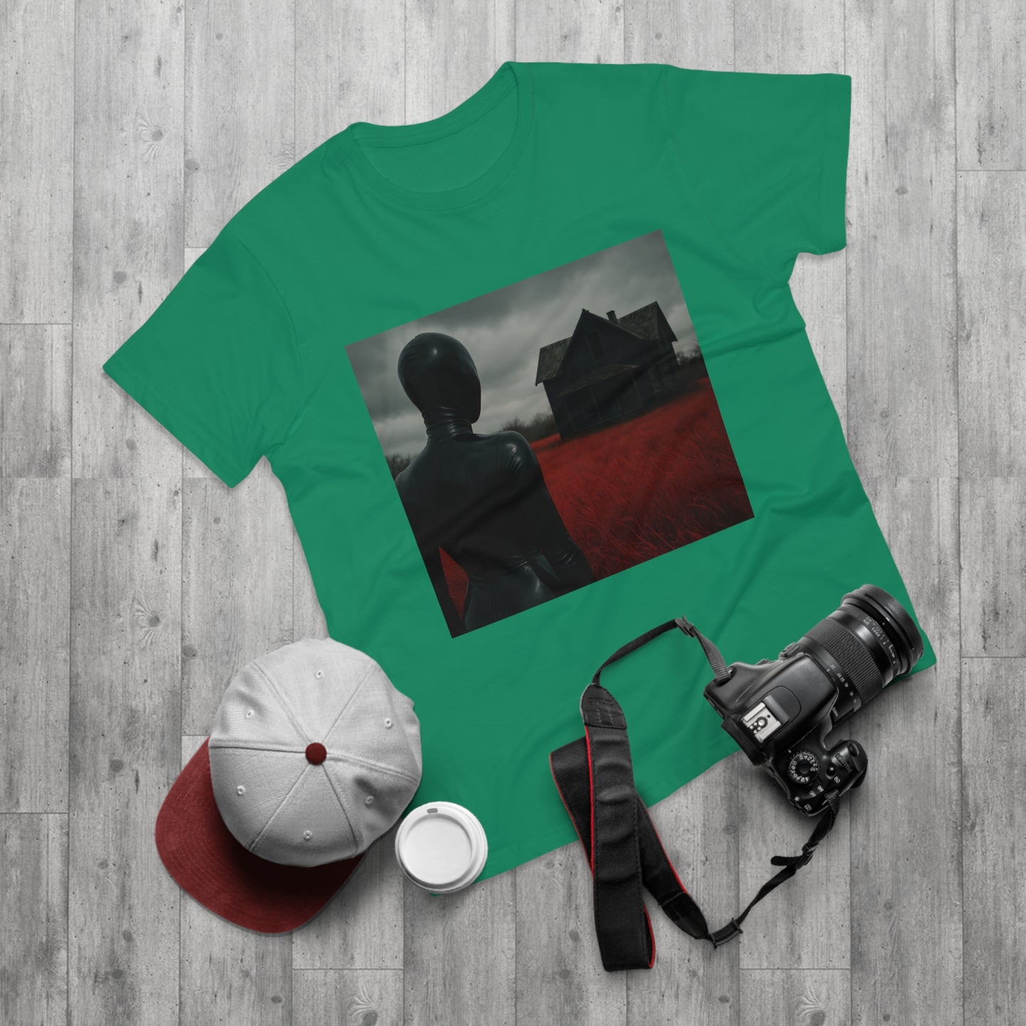 Mysterious Landscape Unisex T-Shirt - Casual Wear, Artistic Tee, Unique Gift, Streetwear, Home Decor, Graphic Shirt