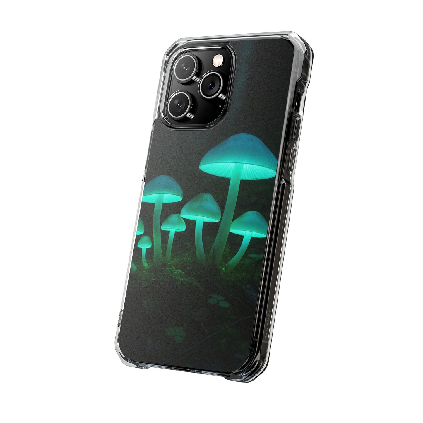 Glowing Mushroom iPhone Case, Unique Cellphone Protector, Gift for Nature Lovers, Eco-Friendly Tech Accessory