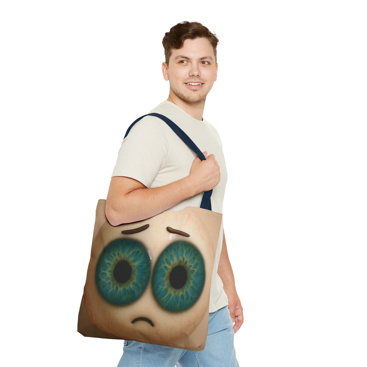 Whimsical Eyes Tote Bag - Quirky Art for Everyday Use, Eco-Friendly Shopping, Gift Idea, Statement Purse, Halloween Accessory
