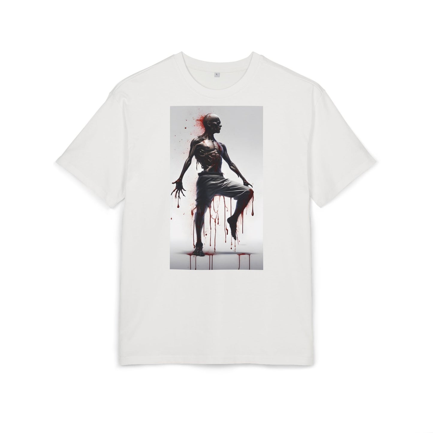 Bold Artistic Unisex Tee, Casual Street Style Shirt, Comfortable Graphic Top, Gift for Art Lovers, Unique Fashion Statement