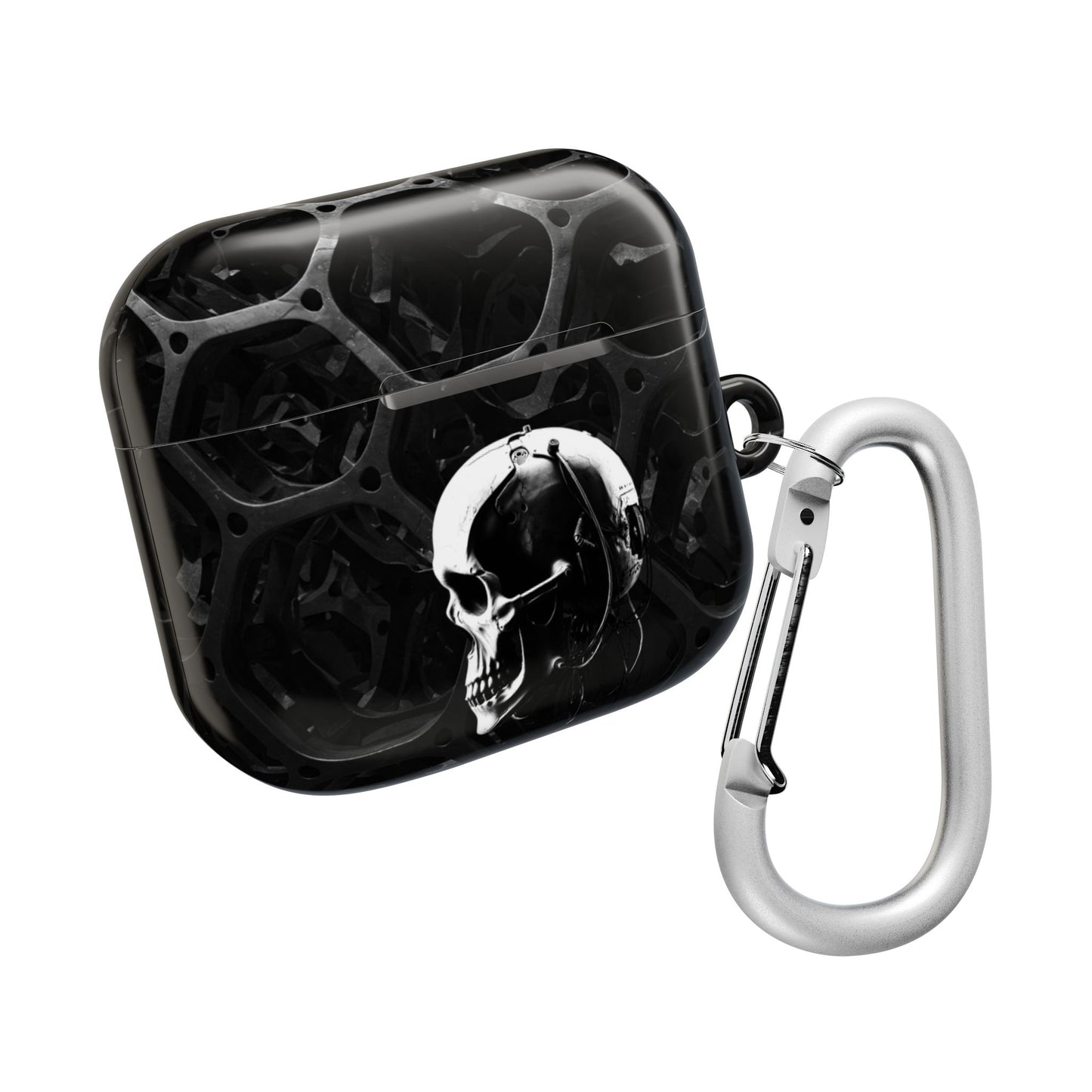 Stylish Skull AirPod Cases, Trendy AirPod Cover, Unique Earbuds Protector, Tech Accessory, Gift for Music Lovers