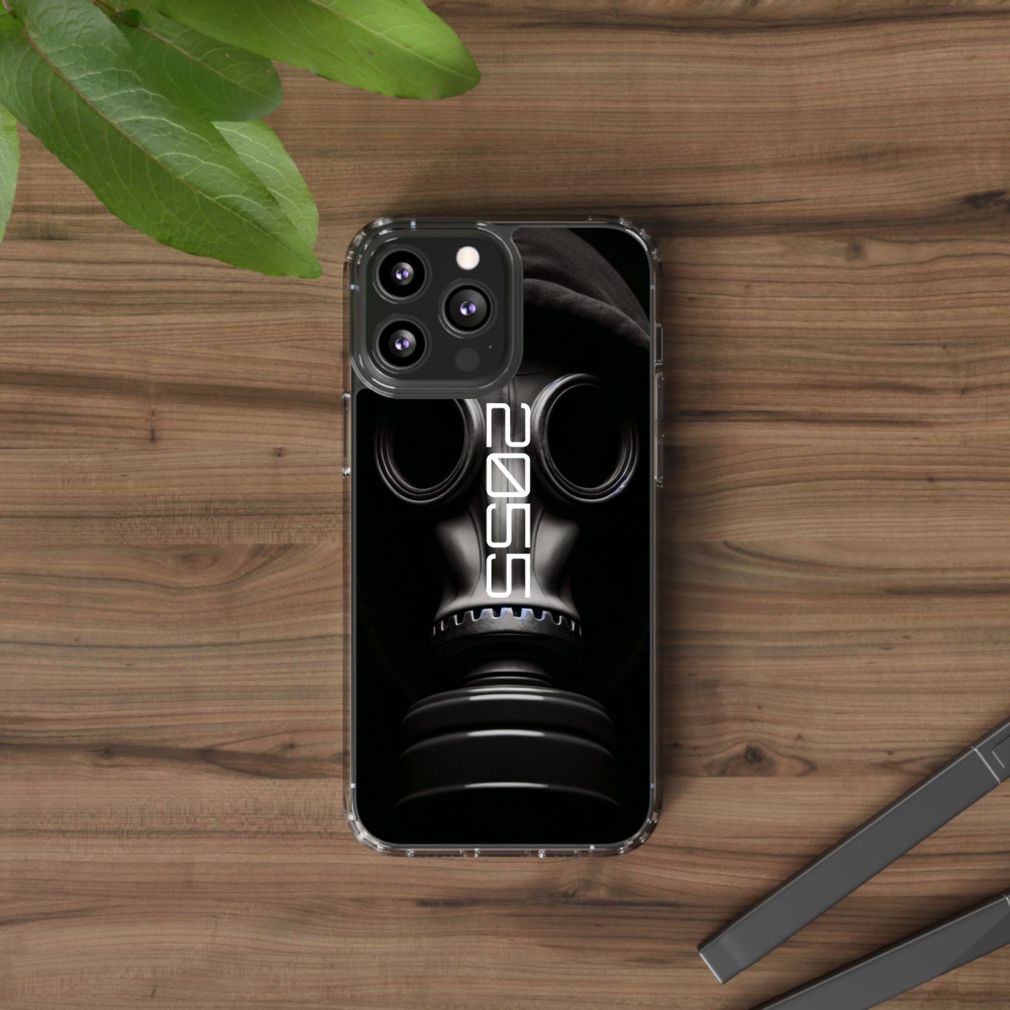 Phone Case Dystopian Gas Mask Design