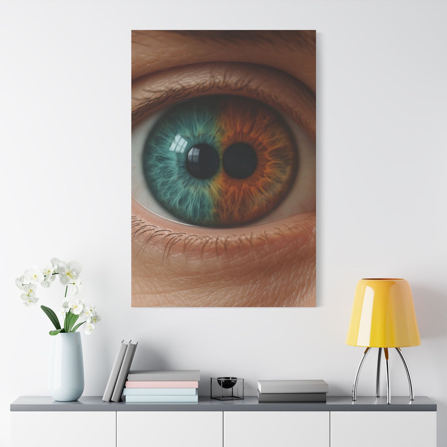 Eye Art Canvas Print, Unique Wall Decor, Home Design, Gift for Art Lovers, Modern Aesthetic, Creative Interior