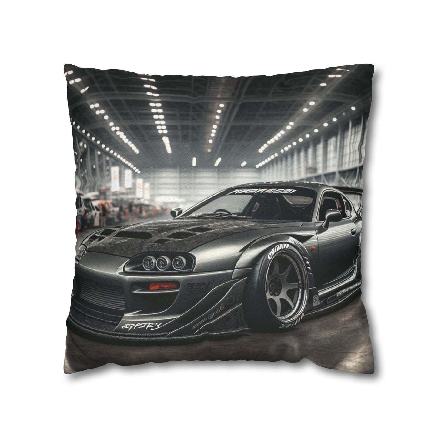 Car Enthusiast Pillowcase, Automotive Decor, Gift for Him, Racer Decoration, Motorsport Home Accessories