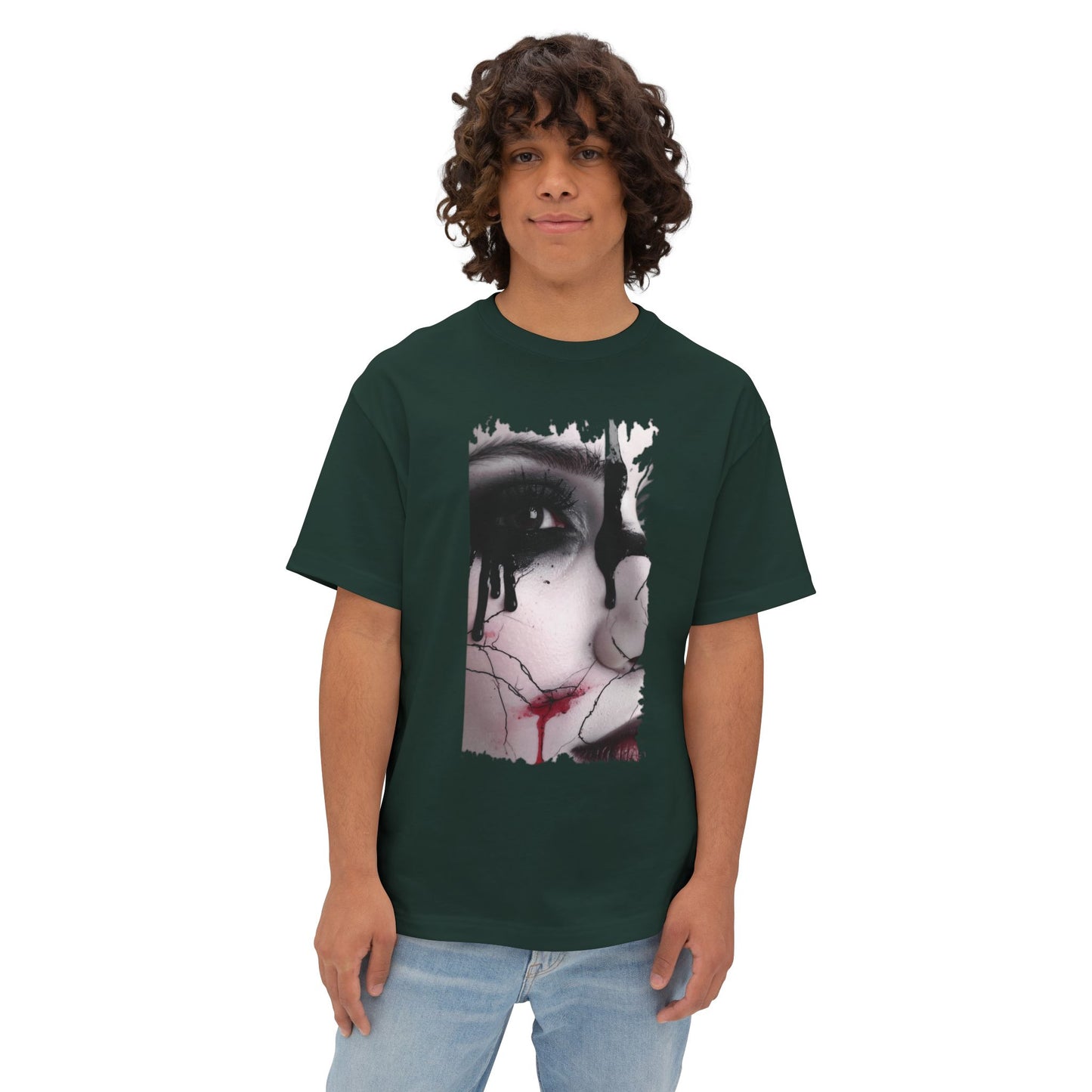 Artistic Oversized Tee - Unique Graphic T-shirt for Art Lovers, Comfortable Fashion, Trendy Unisex Wear, Perfect for Gifting, Casual Style
