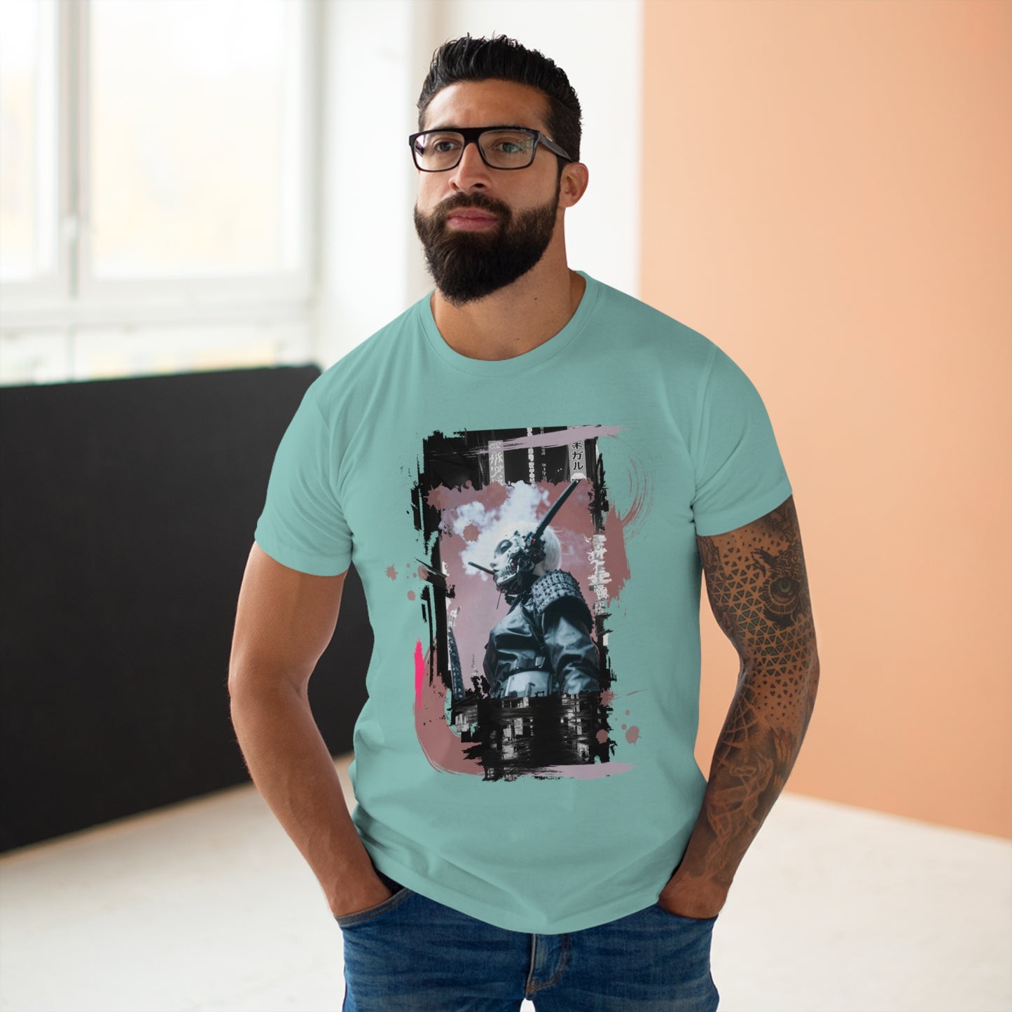 Cool Robot Graphic Tee, Unisex Streetwear Shirt, Unique Gift for Gamers, Casual Style, Art T-Shirt
