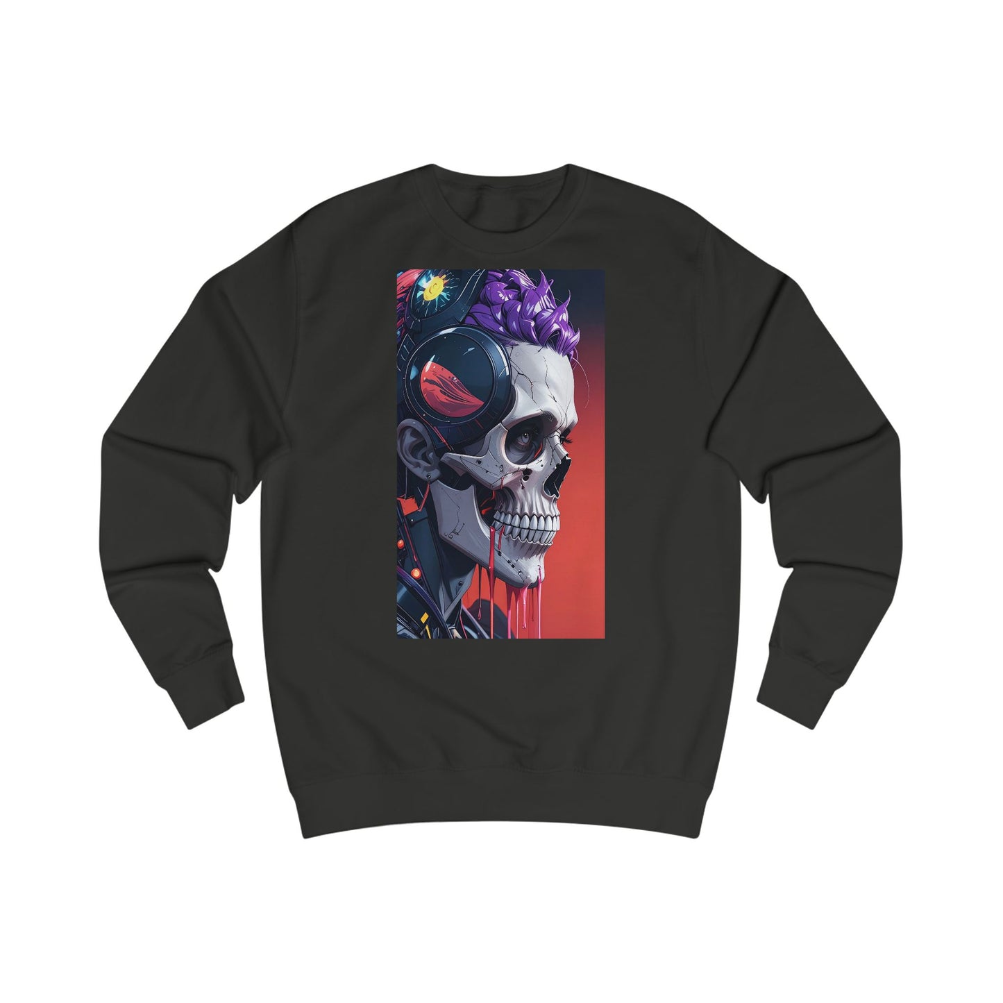 Sugar Skull Unisex Sweatshirt - Cozy Halloween Apparel, Day of the Dead Inspired, Gift for Him/Her, Fall Fashion