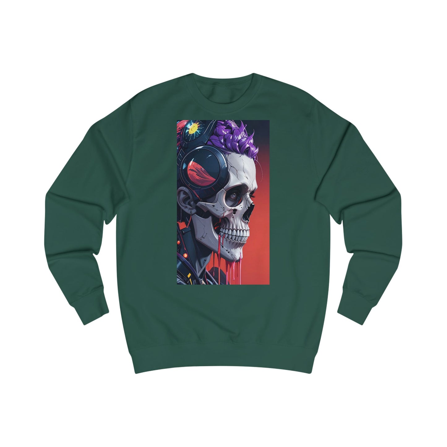 Sugar Skull Unisex Sweatshirt - Cozy Halloween Apparel, Day of the Dead Inspired, Gift for Him/Her, Fall Fashion