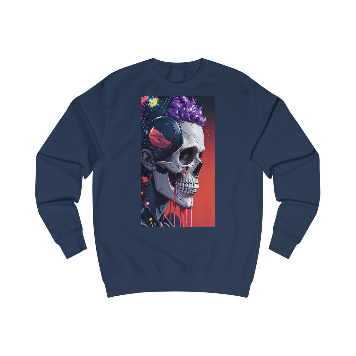 Sugar Skull Unisex Sweatshirt - Cozy Halloween Apparel, Day of the Dead Inspired, Gift for Him/Her, Fall Fashion