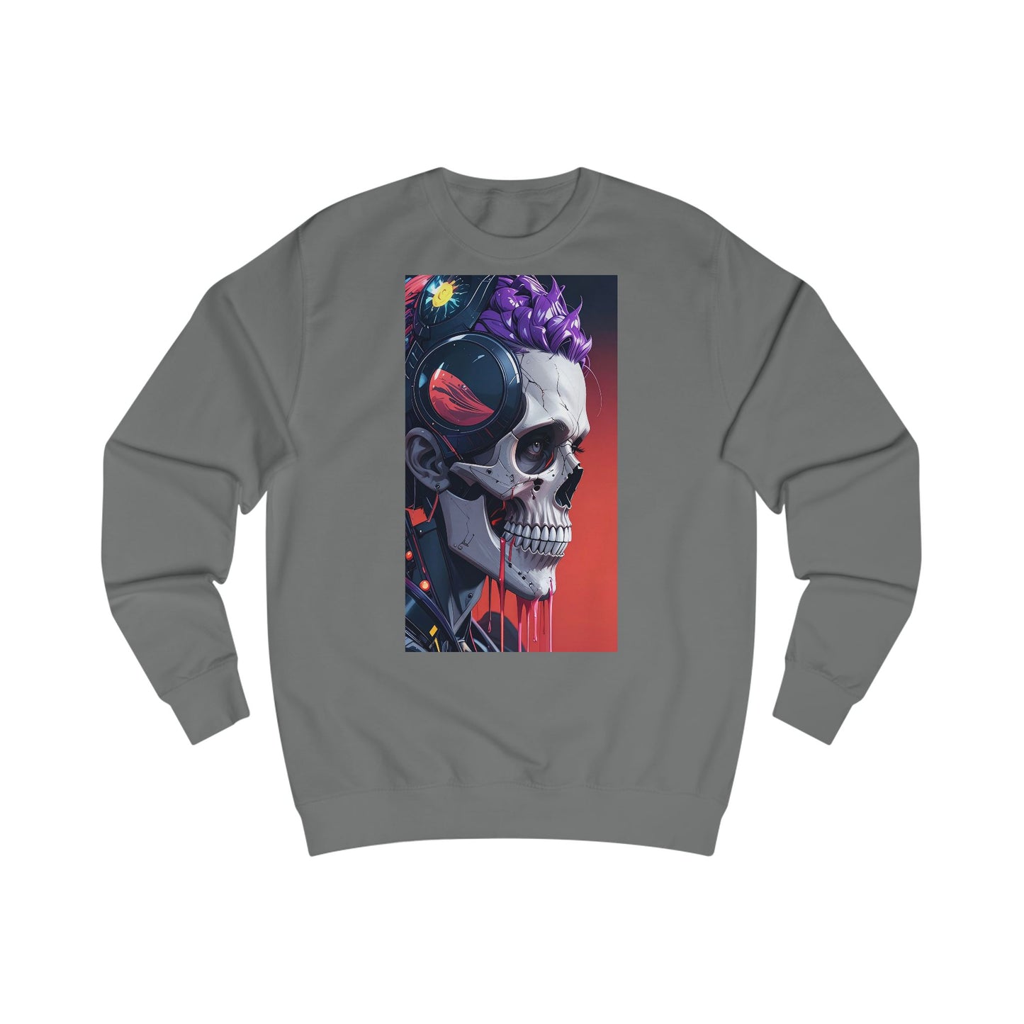 Sugar Skull Unisex Sweatshirt - Cozy Halloween Apparel, Day of the Dead Inspired, Gift for Him/Her, Fall Fashion