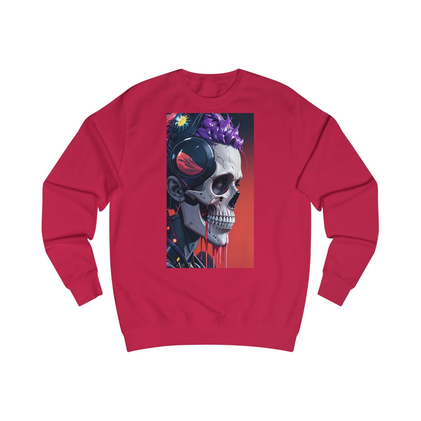 Sugar Skull Unisex Sweatshirt - Cozy Halloween Apparel, Day of the Dead Inspired, Gift for Him/Her, Fall Fashion