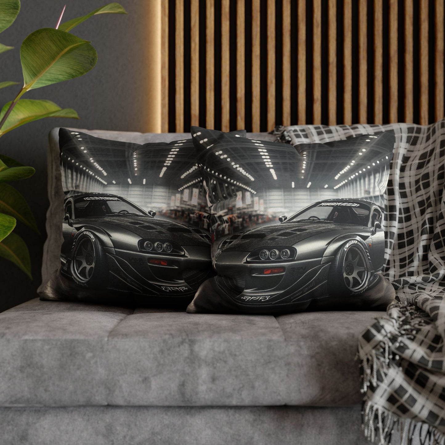 Car Enthusiast Pillowcase, Automotive Decor, Gift for Him, Racer Decoration, Motorsport Home Accessories