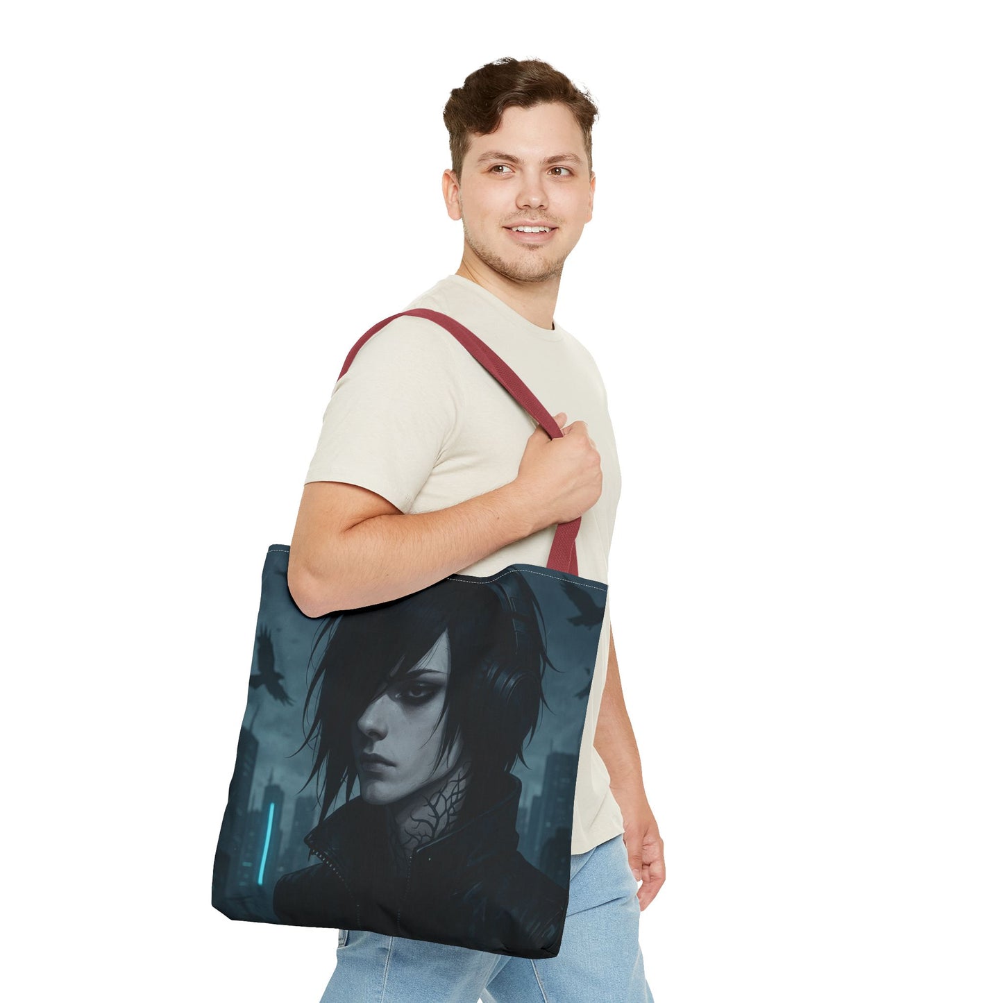Gothic Art Tote Bag - Stylish Reusable Shopping Bag, Perfect for Music Concerts, Festivals, Gifts, Eco-Friendly Storage