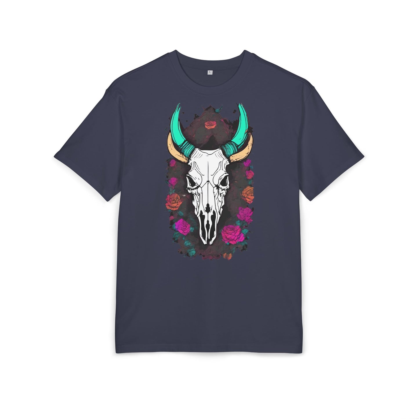 Bohemian Skull Graphic Tee, Unisex Heavy Oversize Tee, Cool Graphic T-Shirt, Festival Fashion, Casual Wear, Unique Gift Idea