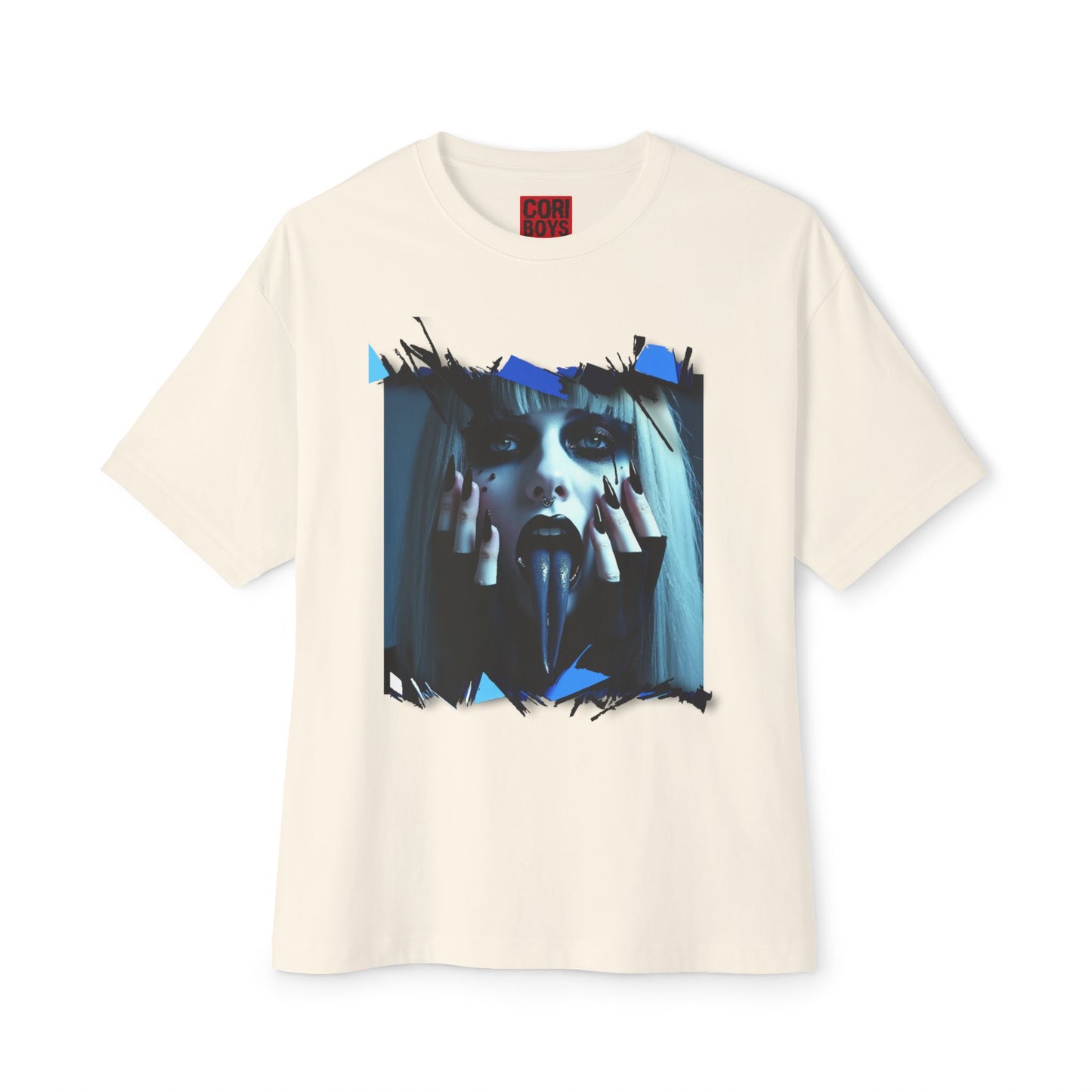 Edgy Oversized Tee - Unisex Graphic Shirt, Streetwear Fashion, Unique Gift for Him/Her, Casual or Trendy Look, Art Enthusiast Apparel