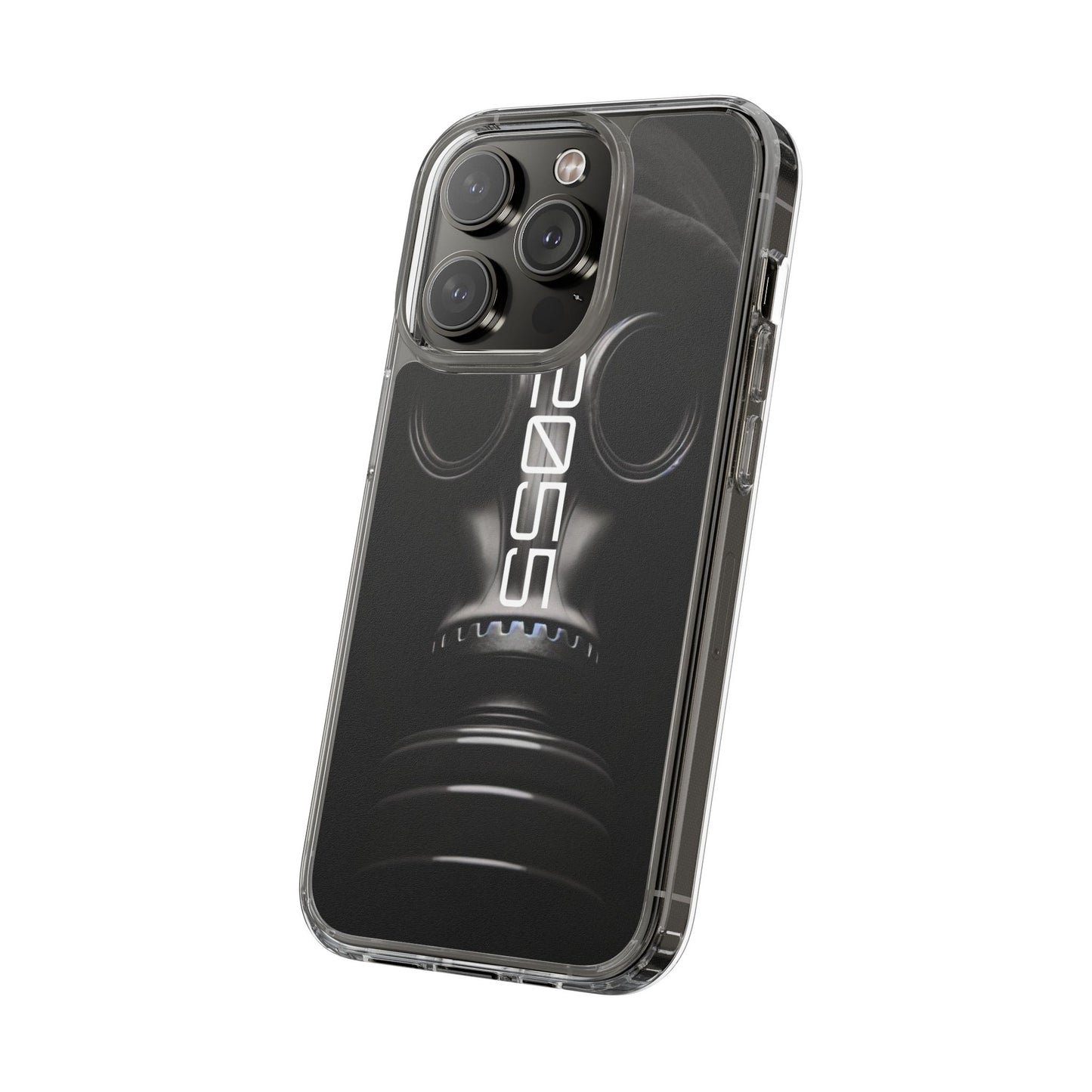 Phone Case Dystopian Gas Mask Design